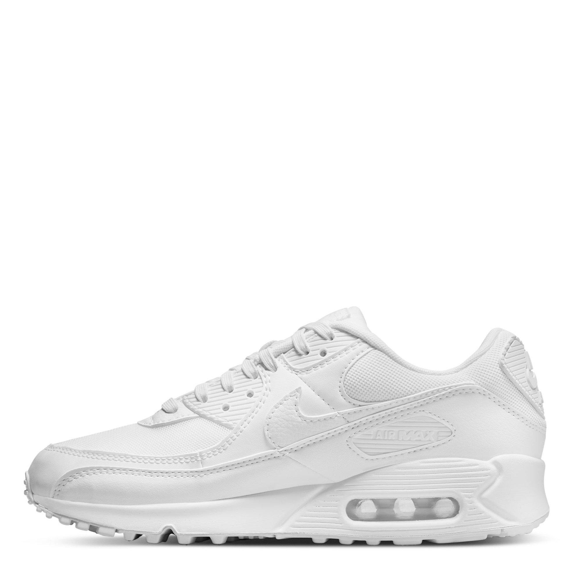 Trostruko bijelo - Nike - Air Max 90 Womens Trainers - 2