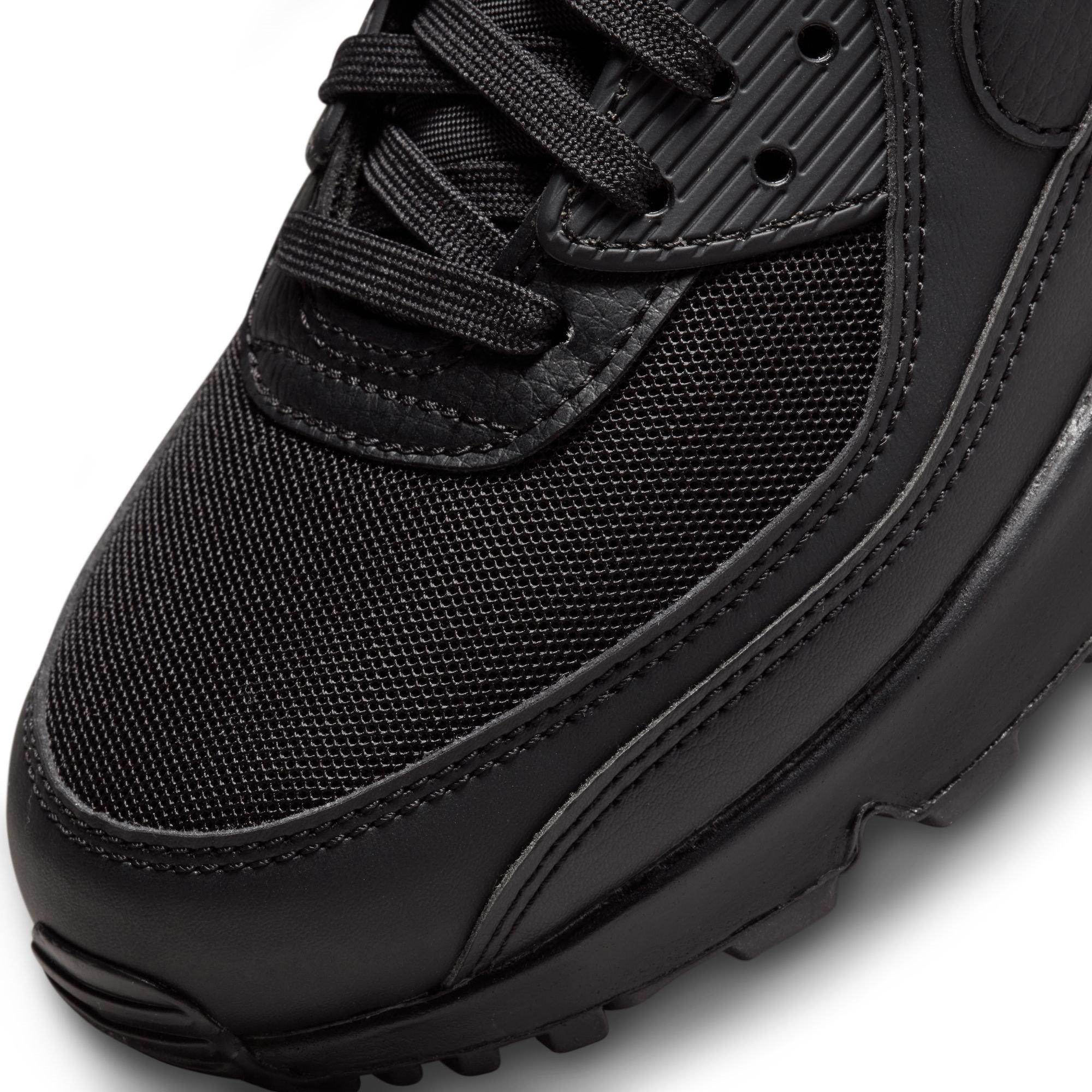 Triple Black - Nike - Air Max 90 Womens Trainers - 6