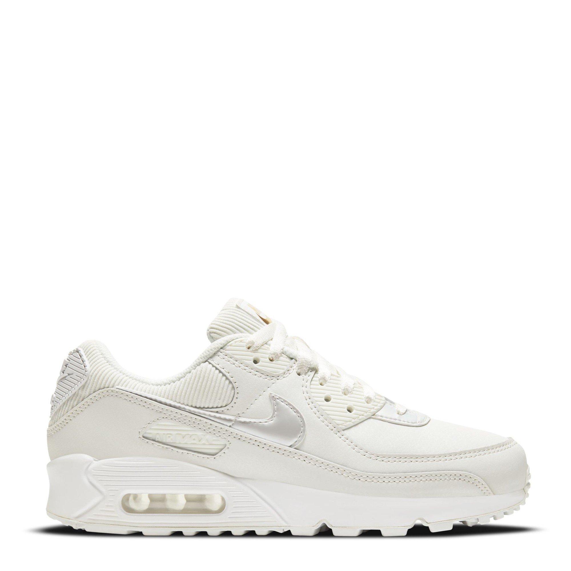 Nike Air Max 90 Womens Trainers - Cream/Gold - Size 5 (38.5)
