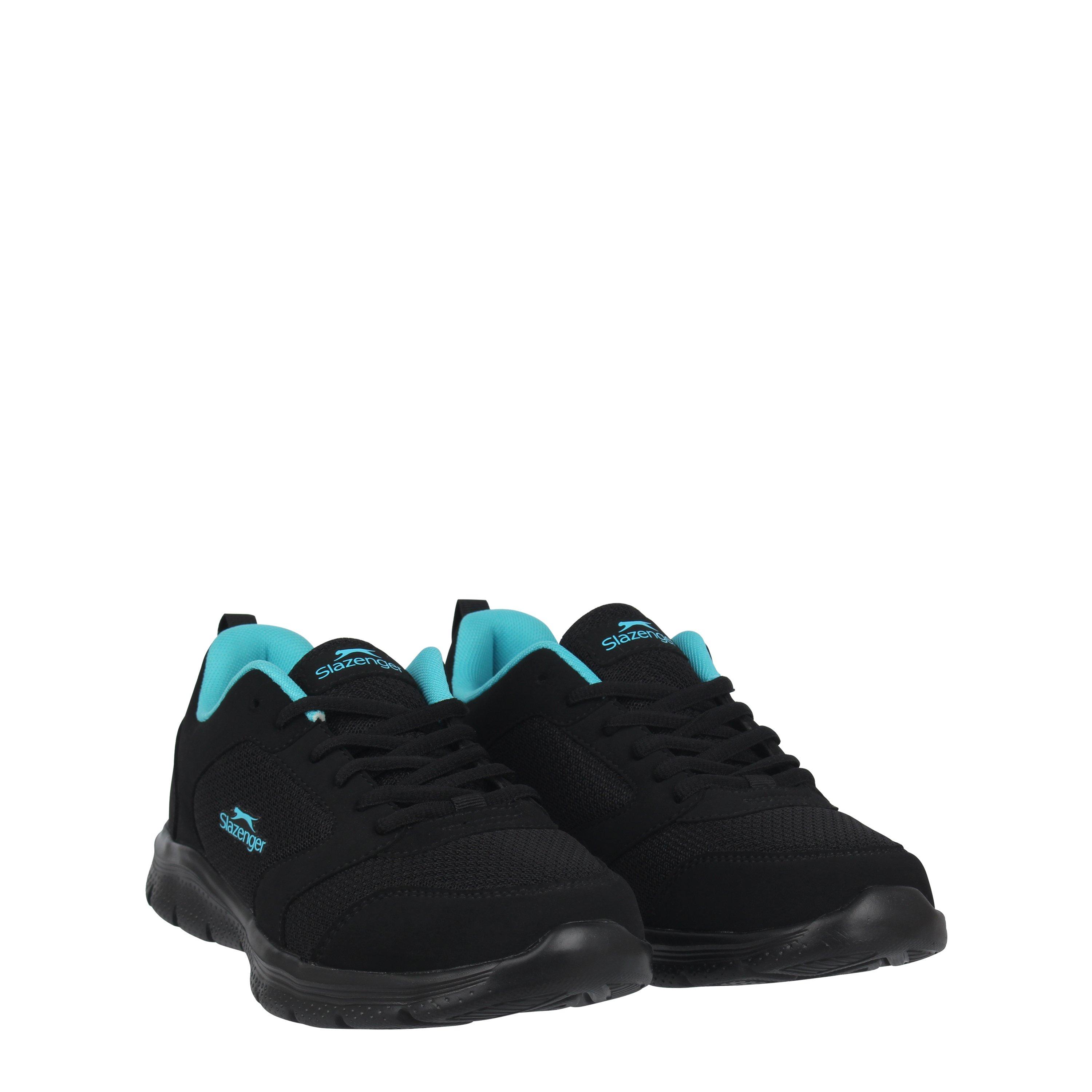 Zwart/Blauw - Slazenger - Force Mesh Trainers Womens - 3