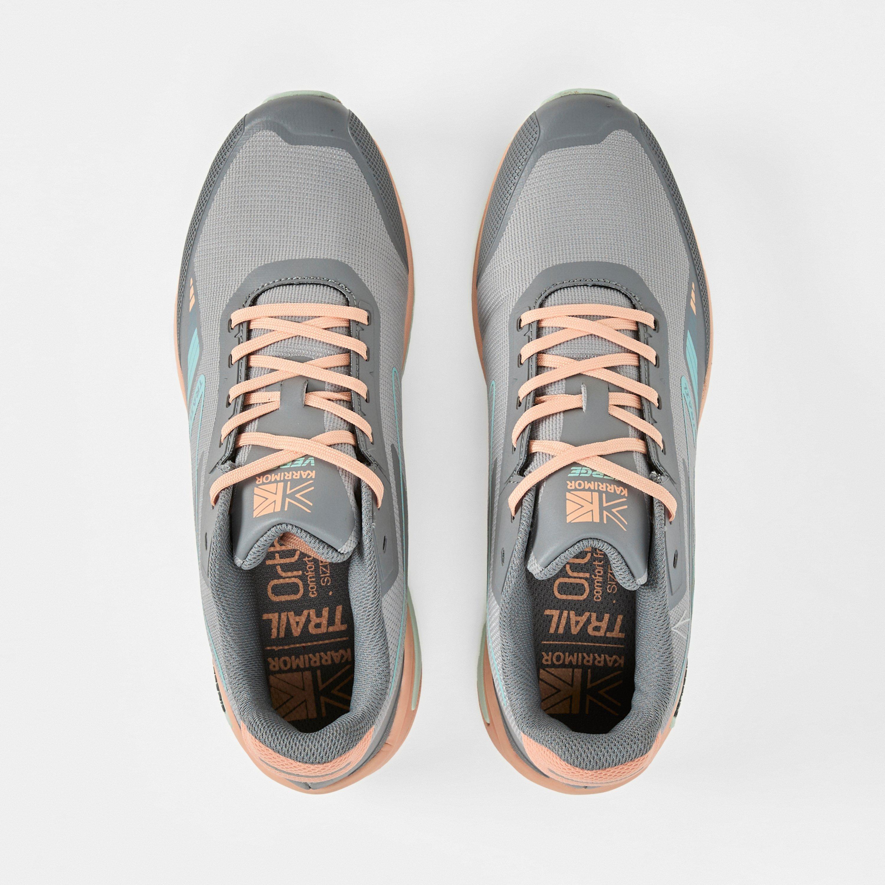 Grå/Peach - Karrimor - Verge Trainers Womens - 6
