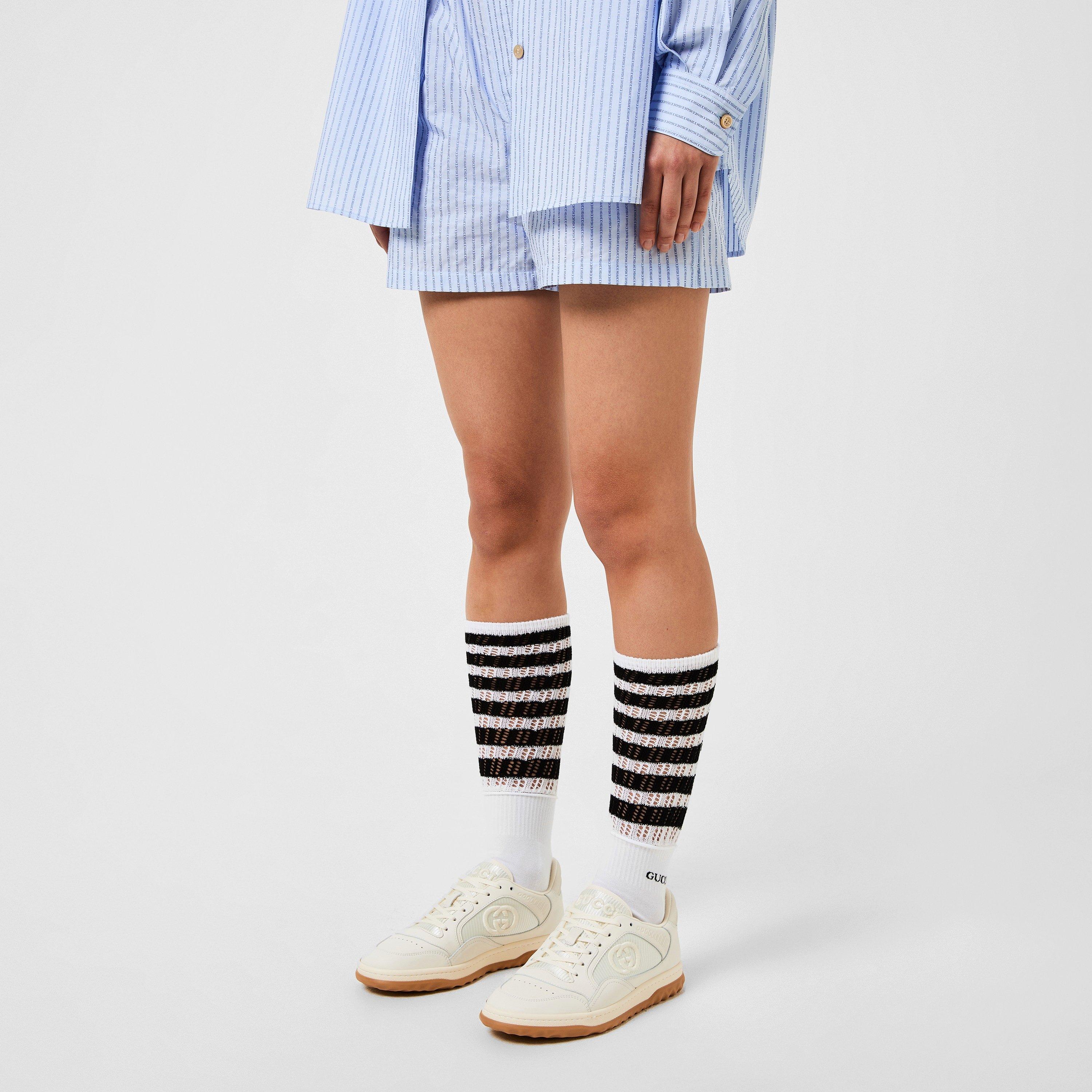 Off White - Gucci - Women's Mac80 Leather Trainers - 8