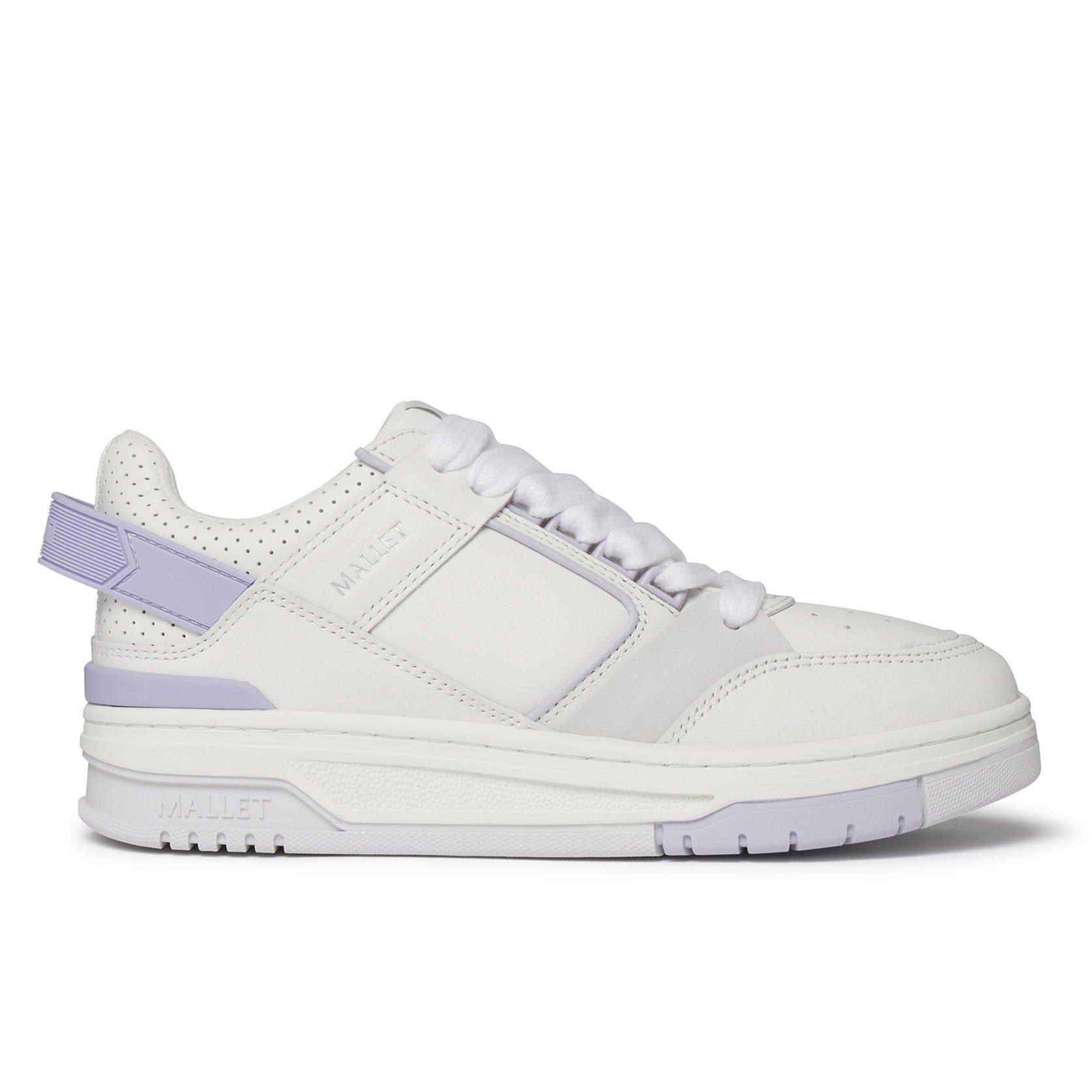 Mallet Women's Compton Trainers - White/Lilac - 4 (37)