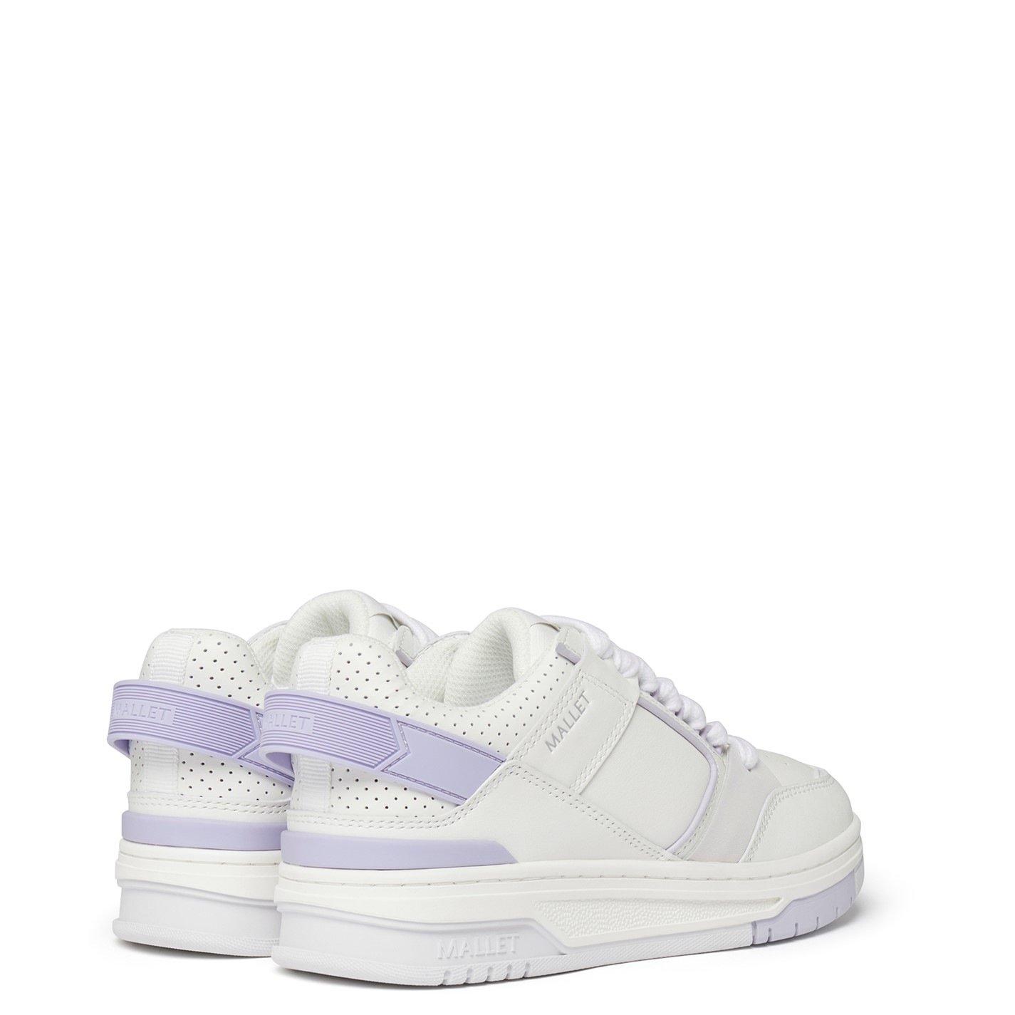 White/Lilac - Mallet - Compton Trainers - 4