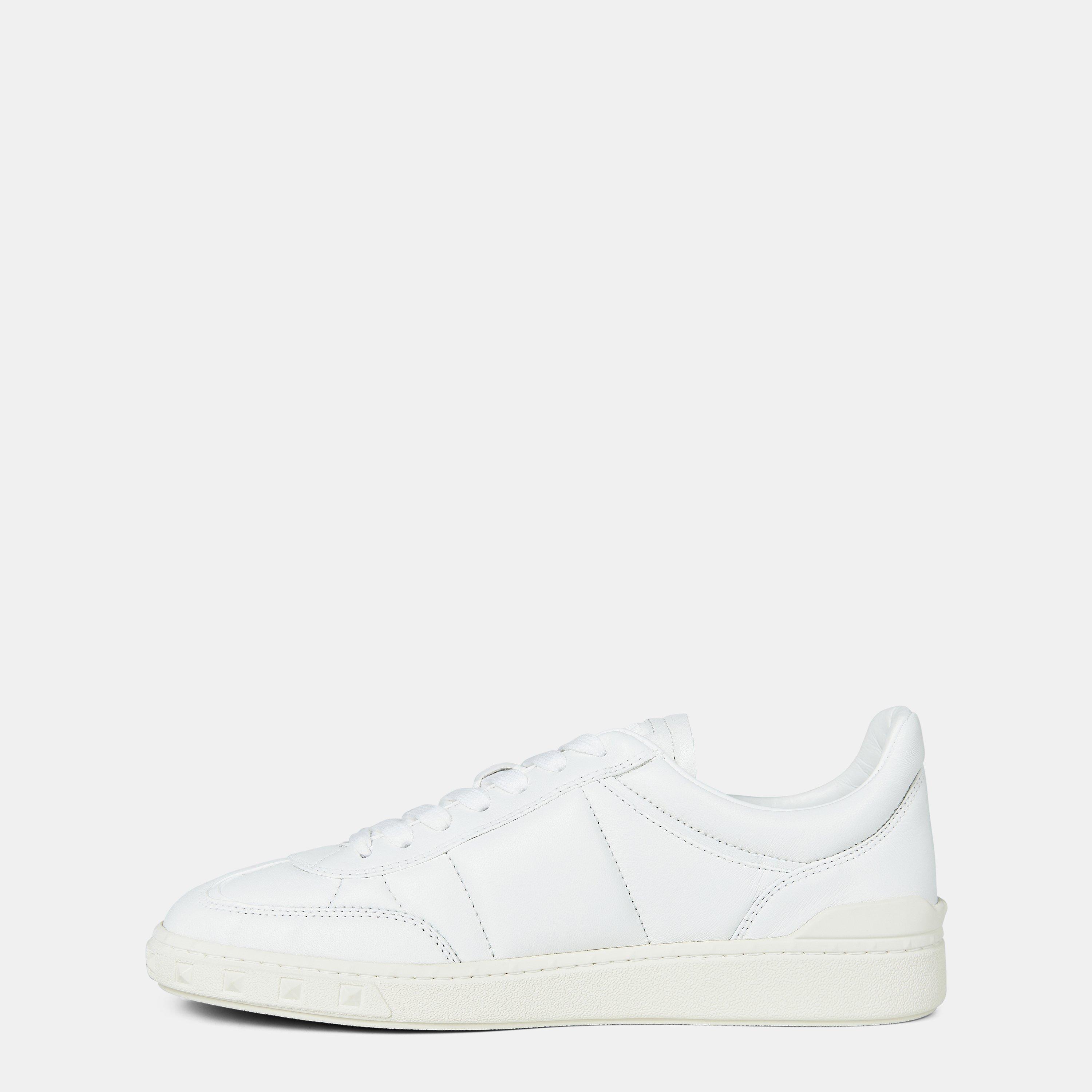Bianco - Valentino Garavani - Upvillage Lace-Up Trainers - 2