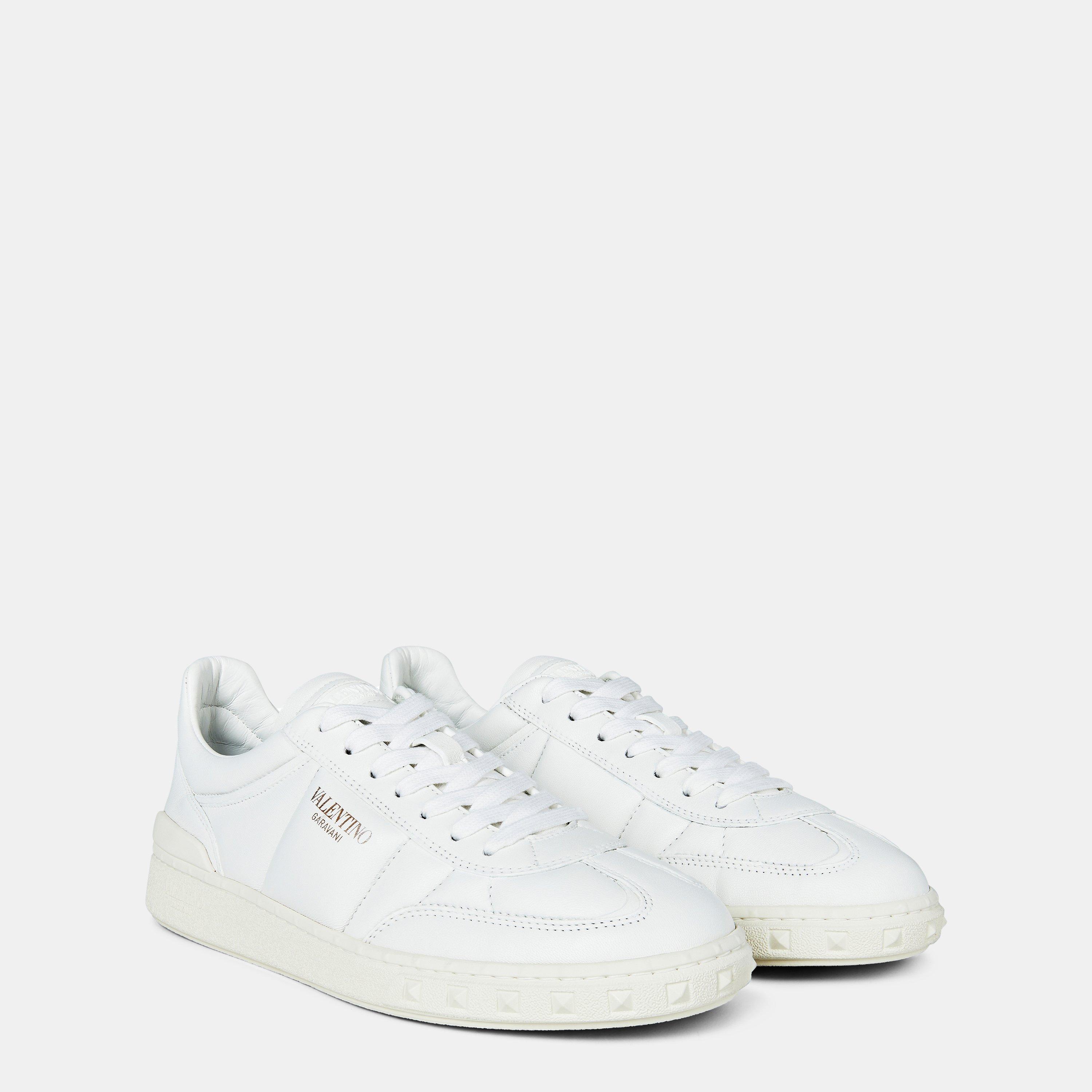 Bianco - Valentino Garavani - Upvillage Lace-Up Trainers - 4