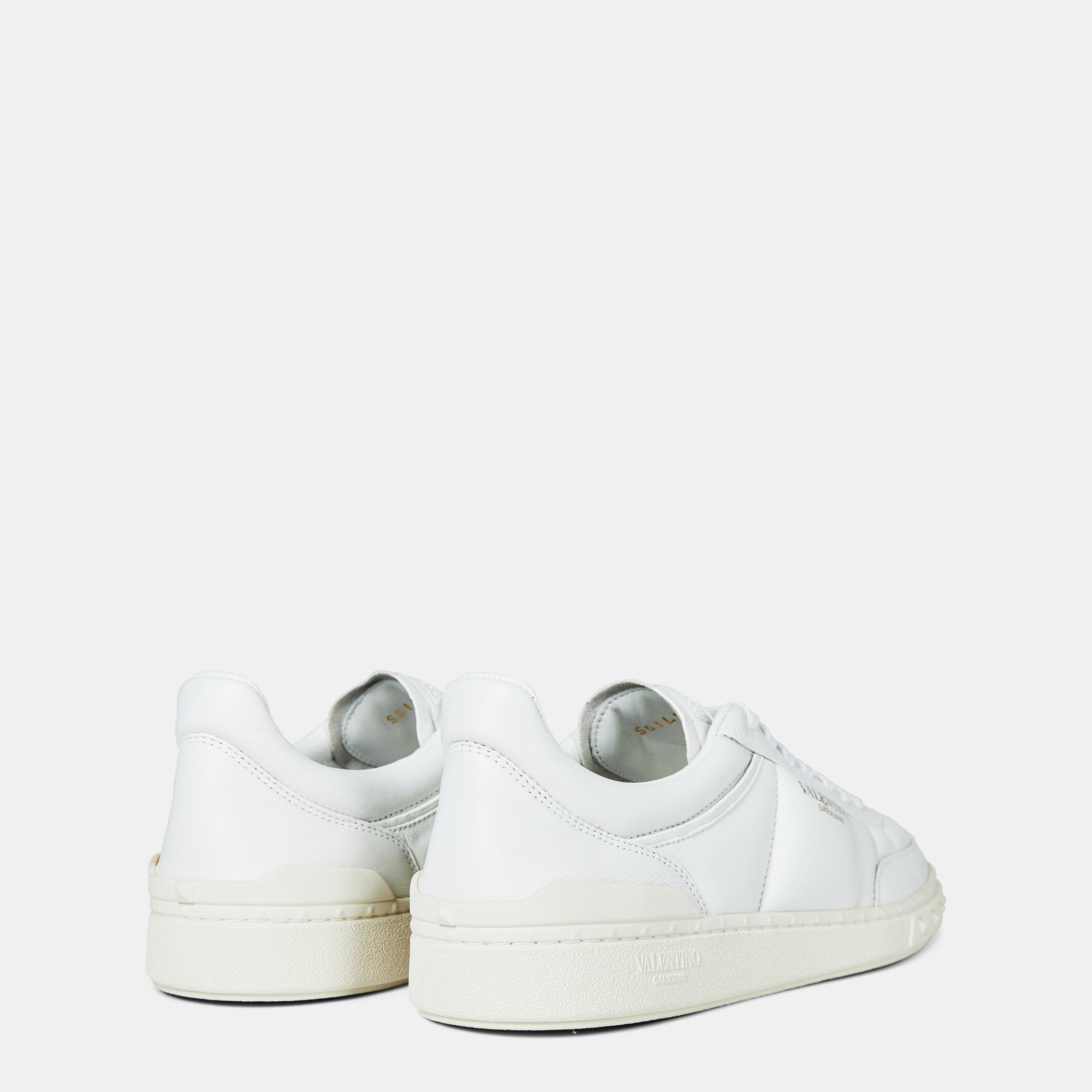 Bianco - Valentino Garavani - Upvillage Lace-Up Trainers - 5