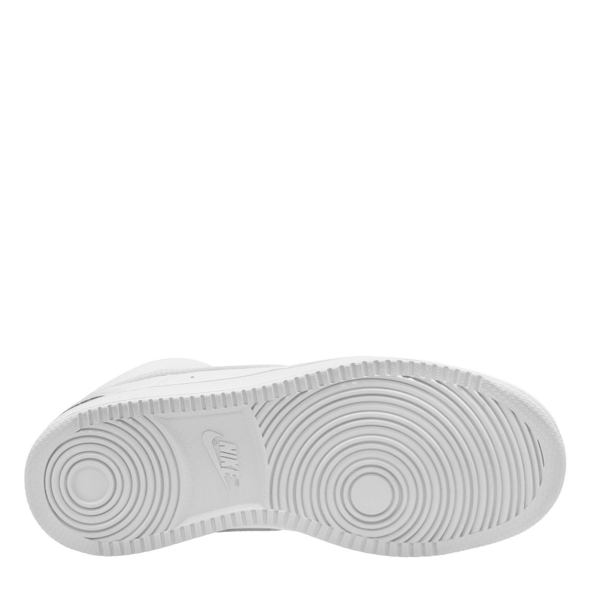 Triple White - Nike - Court Vision Mid Women's Hi Tops - 6