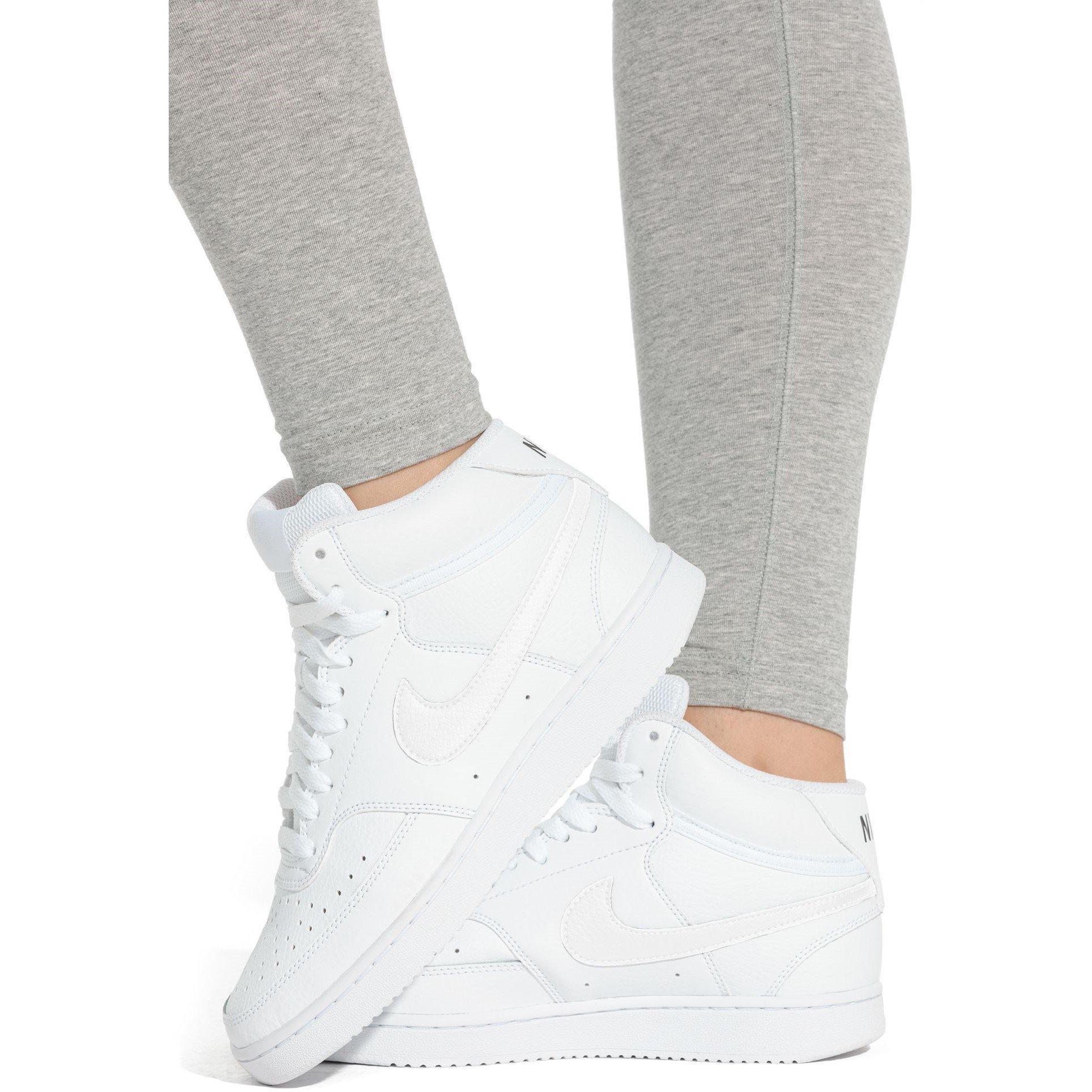 Triple White - Nike - Court Vision Mid Women's Hi Tops - 10