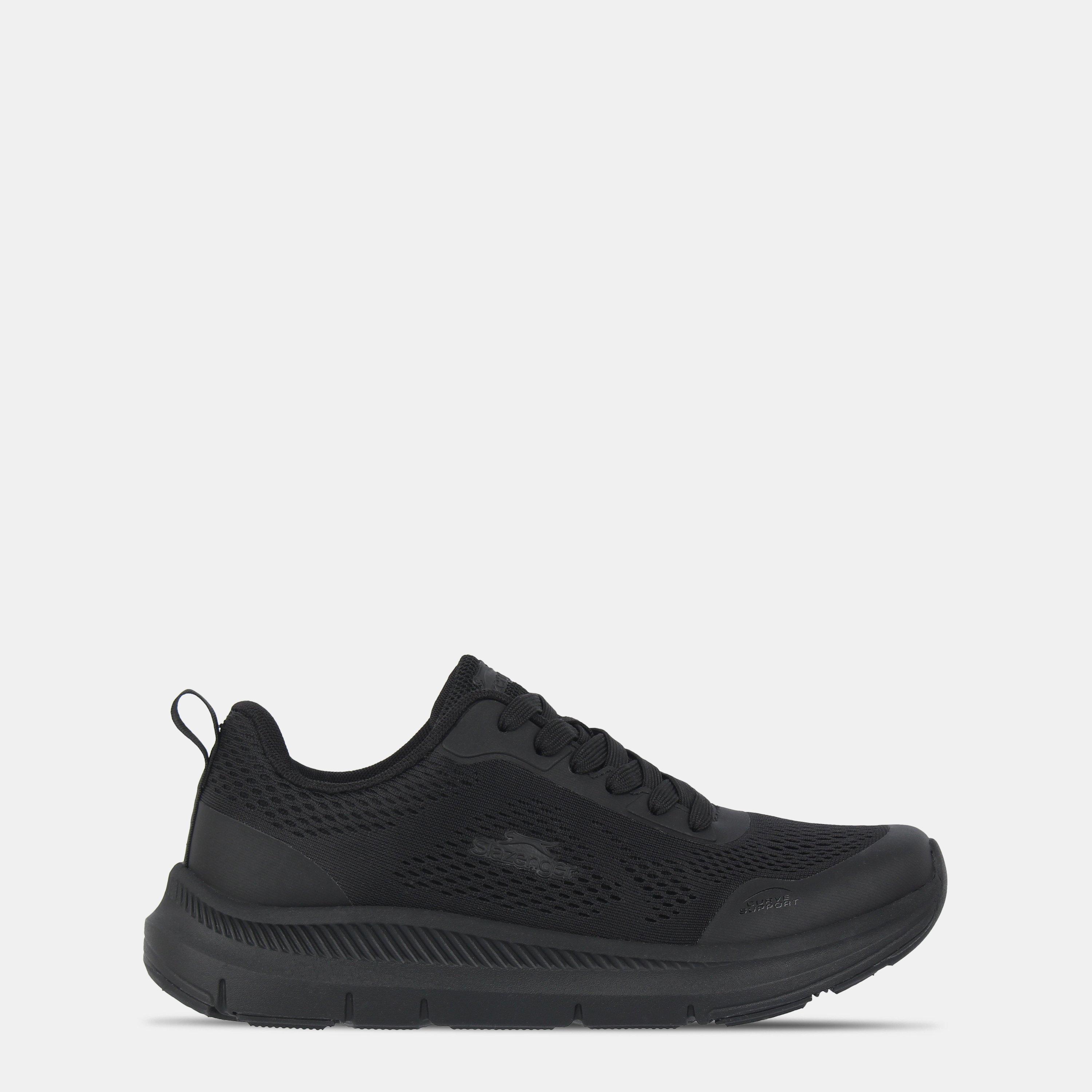 Slazenger Women's Curve Support Trainer - Black/Black - 6.5 (39.5)