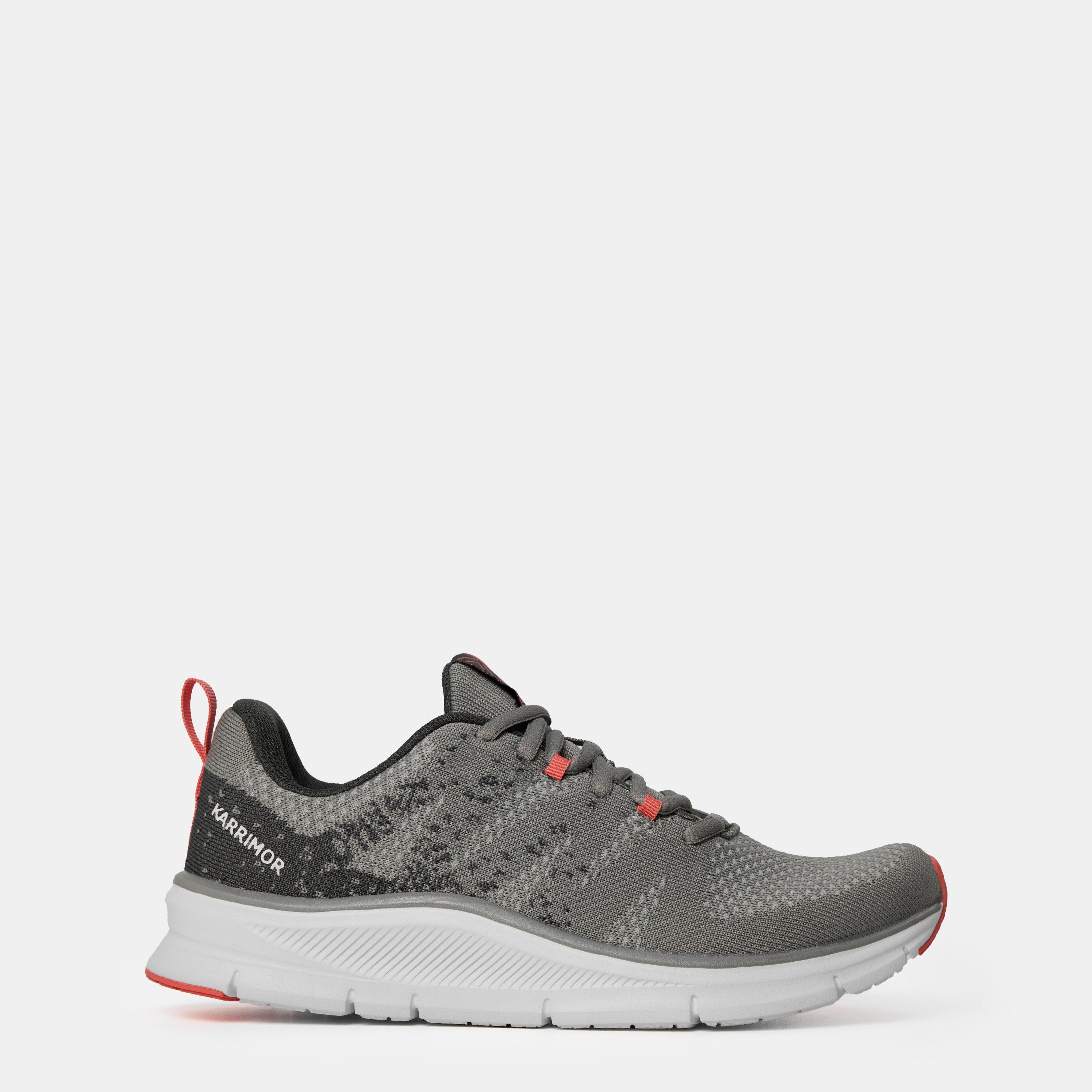 Karrimor Women's Duma 6 Running Shoes - Grey/Coral - 4.5 (37.5)