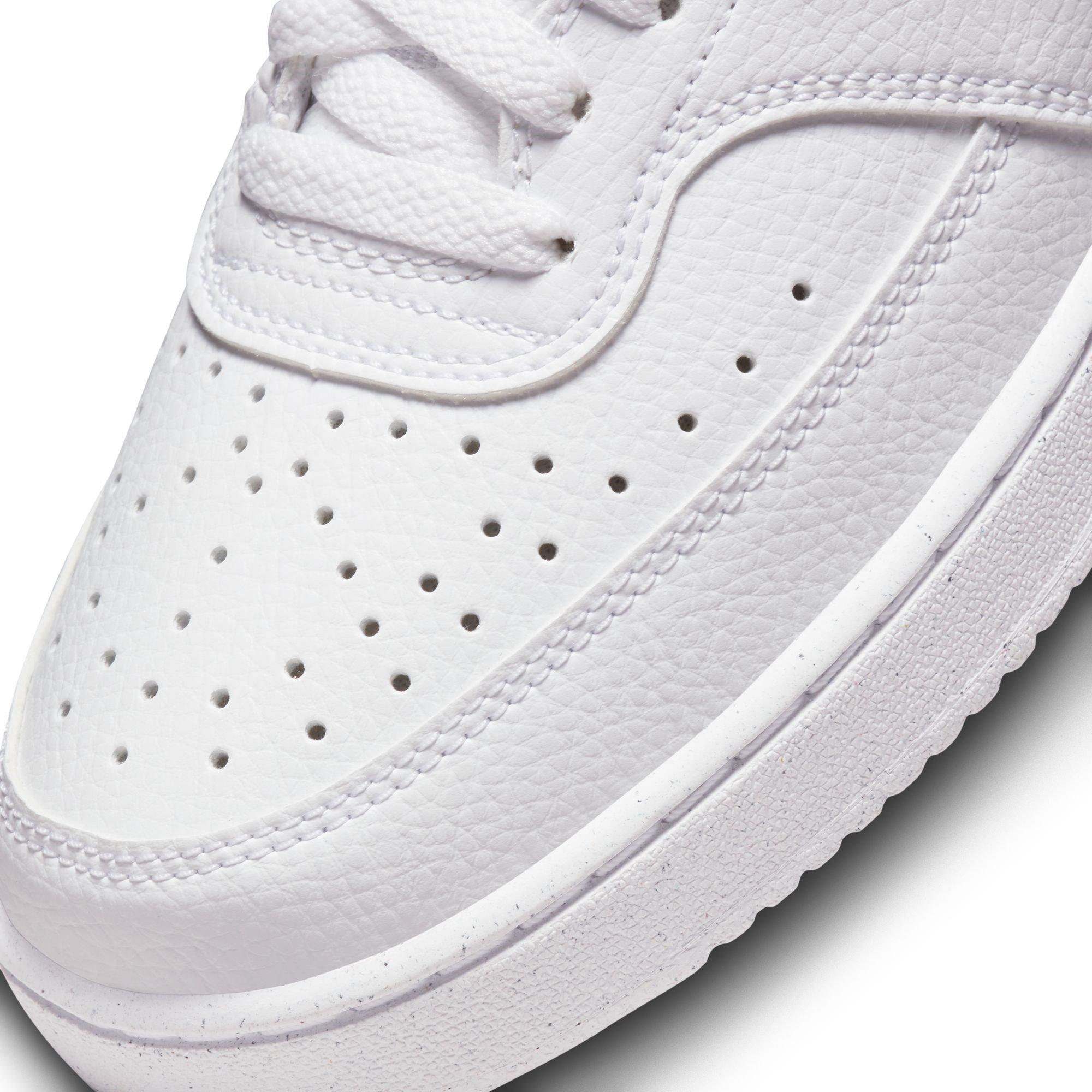 White/Pink - Nike - Womens Nike Court Vision Low Next Nature Trainers - 7