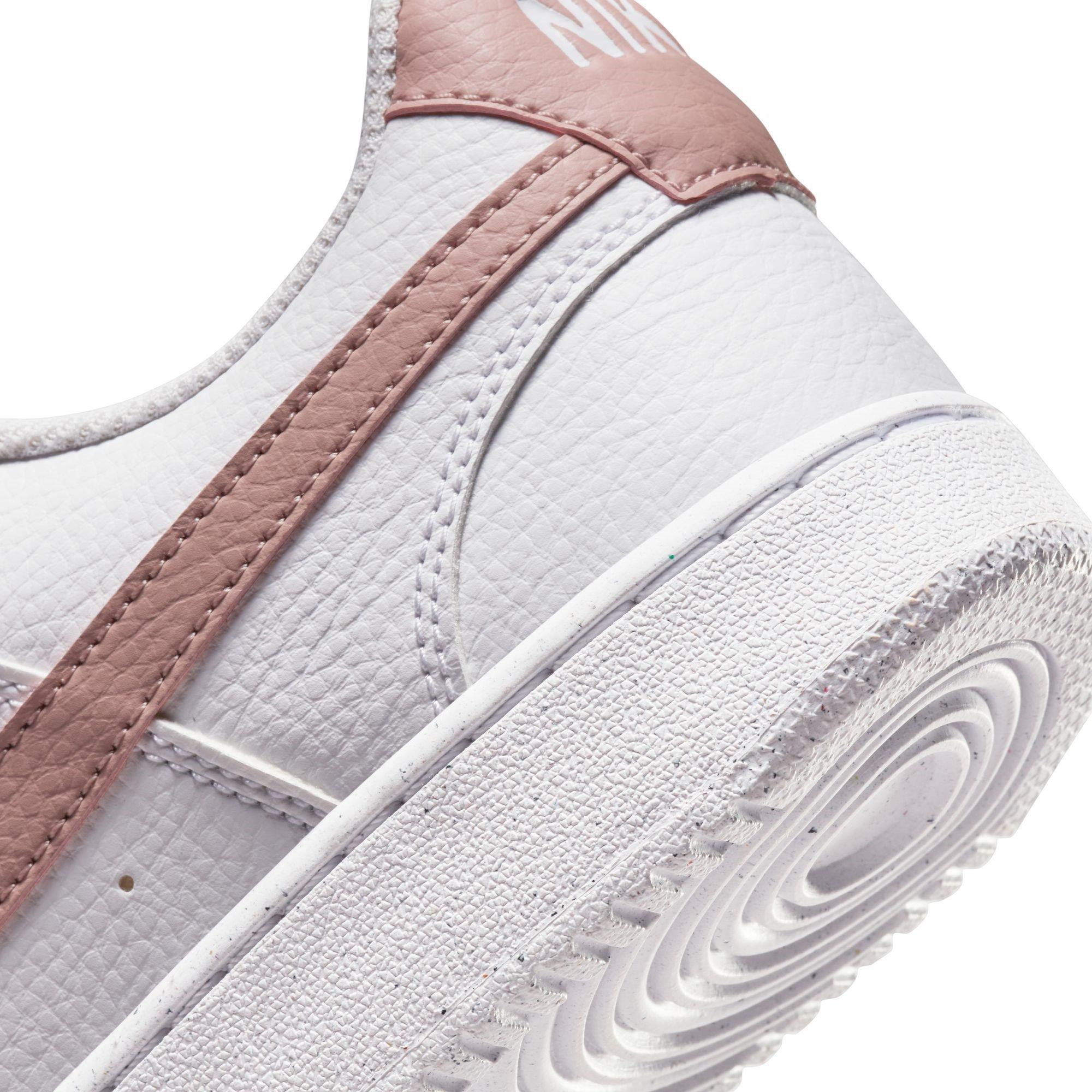 White/Pink - Nike - Womens Nike Court Vision Low Next Nature Trainers - 8