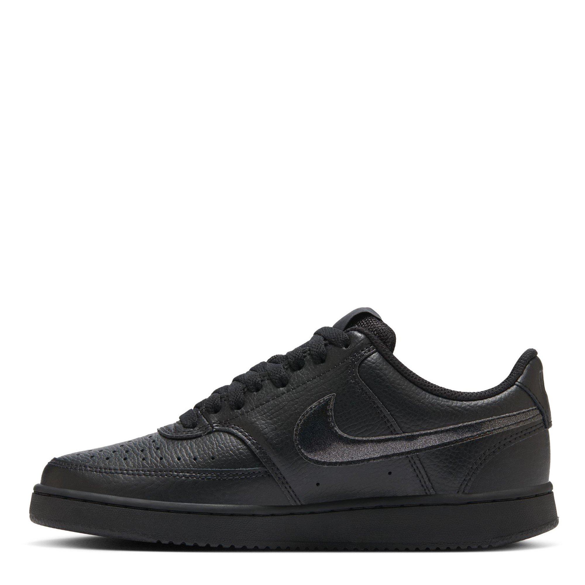 Triple Black - Nike - Womens Nike Court Vision Low Next Nature Trainers - 2