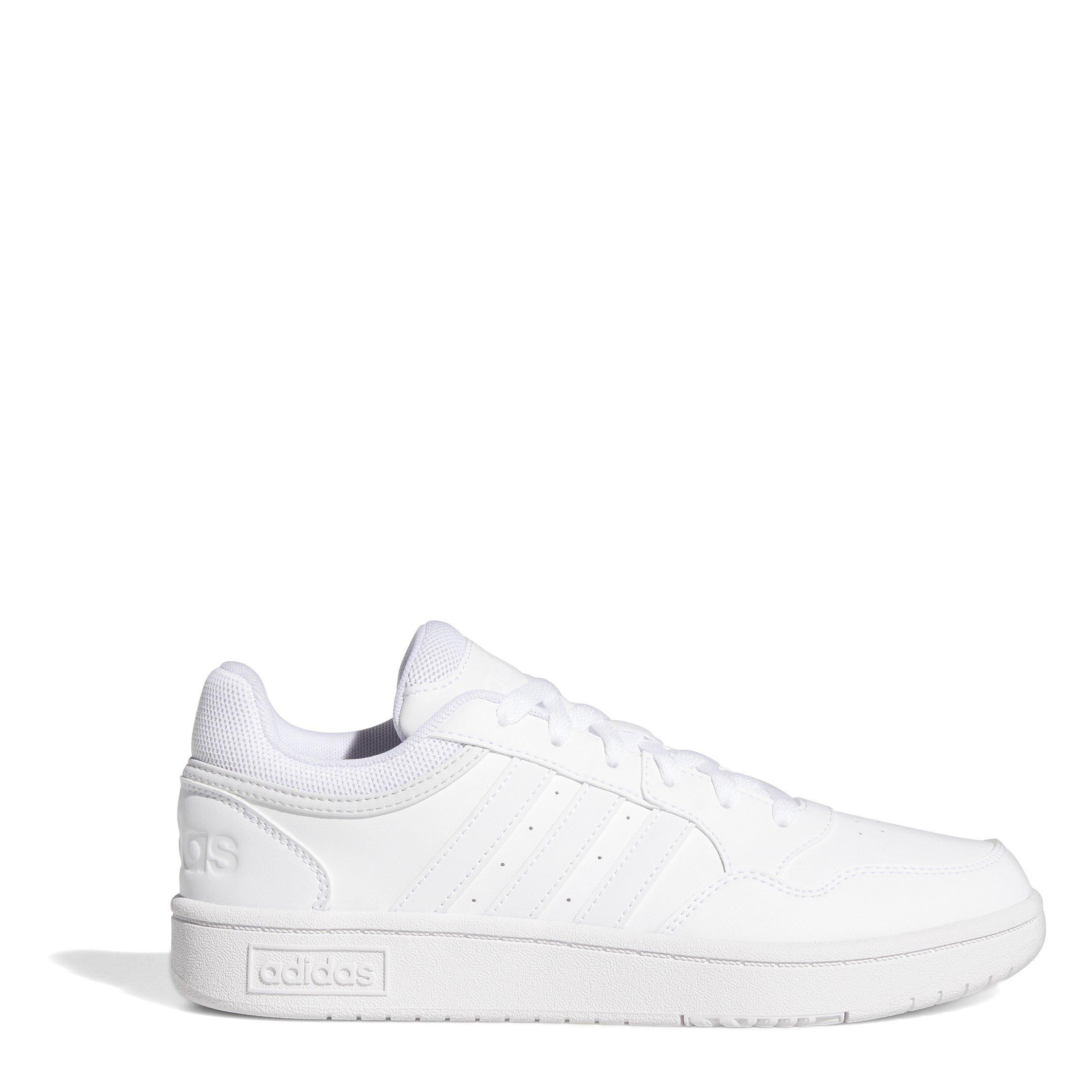Adidas Women's Hoops 3.0 Trainers - White/White - 5.5 (38.7)