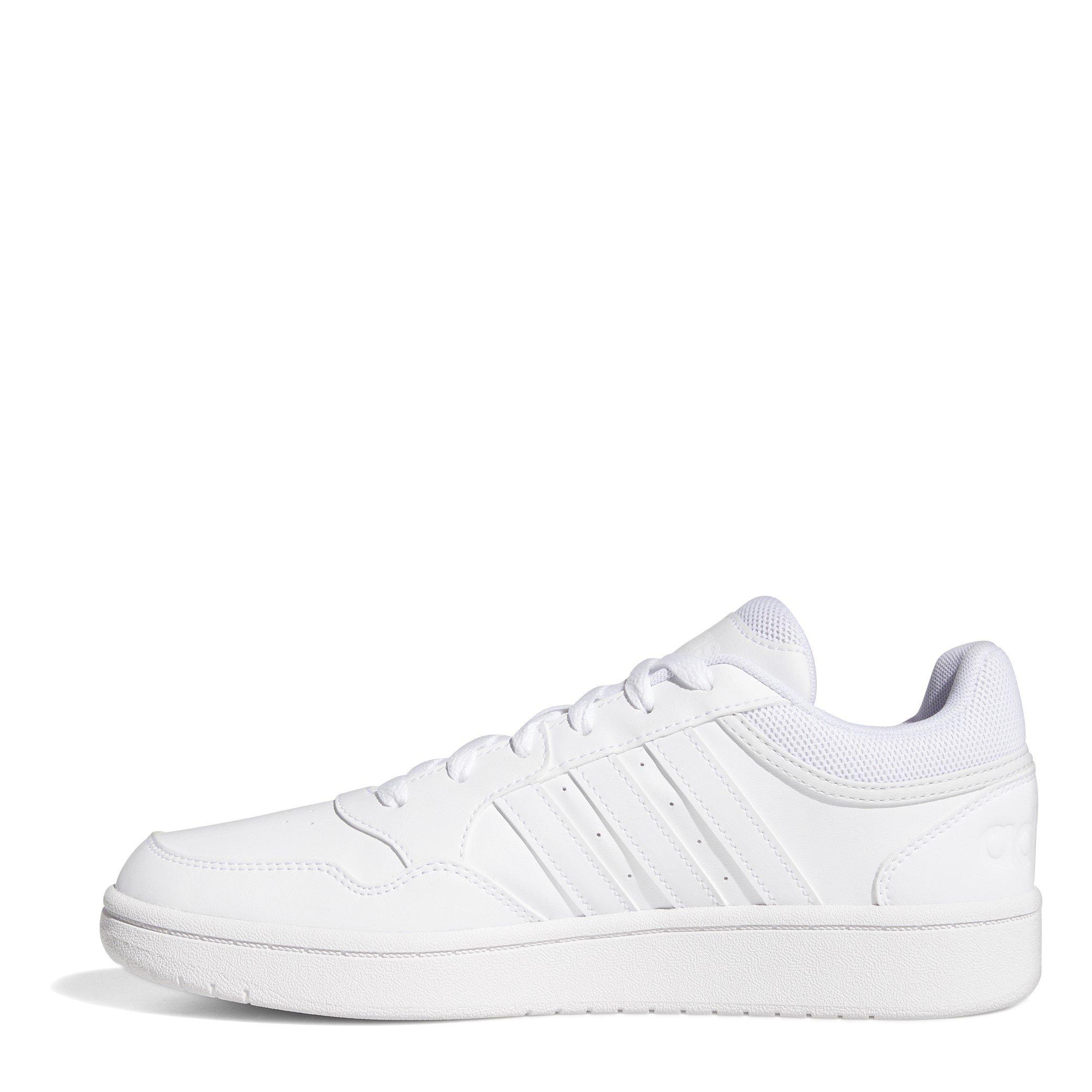 Wit/Wit - adidas - Hoops 3.0 Ladies Trainers - 3