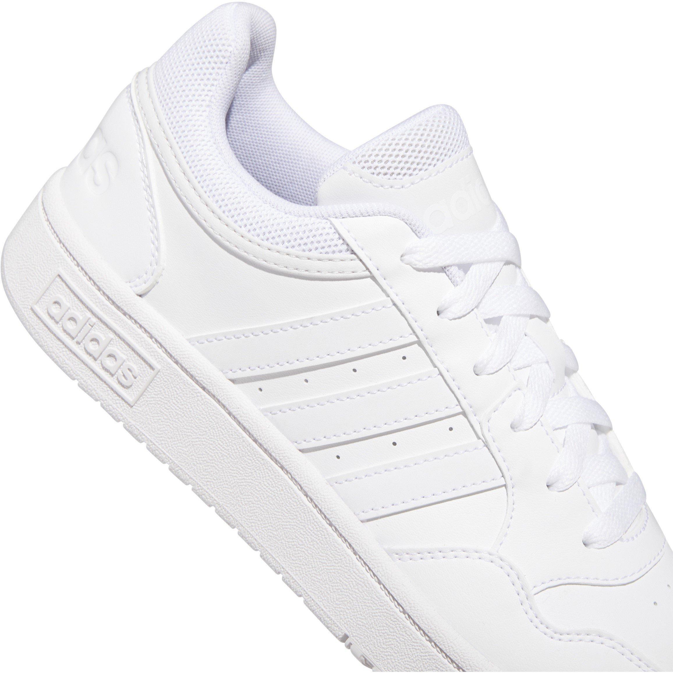 Wit/Wit - adidas - Hoops 3.0 Ladies Trainers - 8