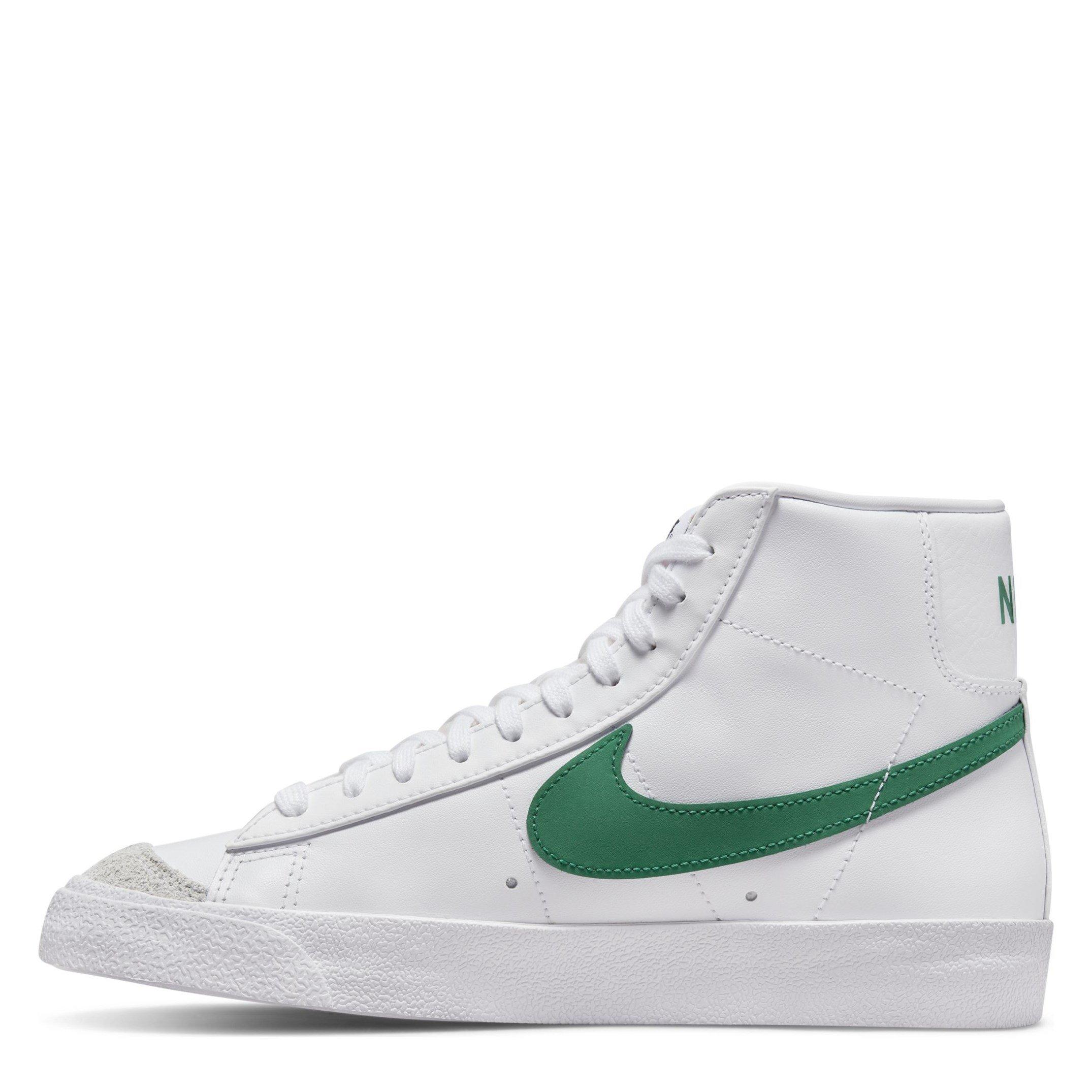 Bianco/Verde - Nike - Blazer Mid 77 Hi Top Trainers - 2