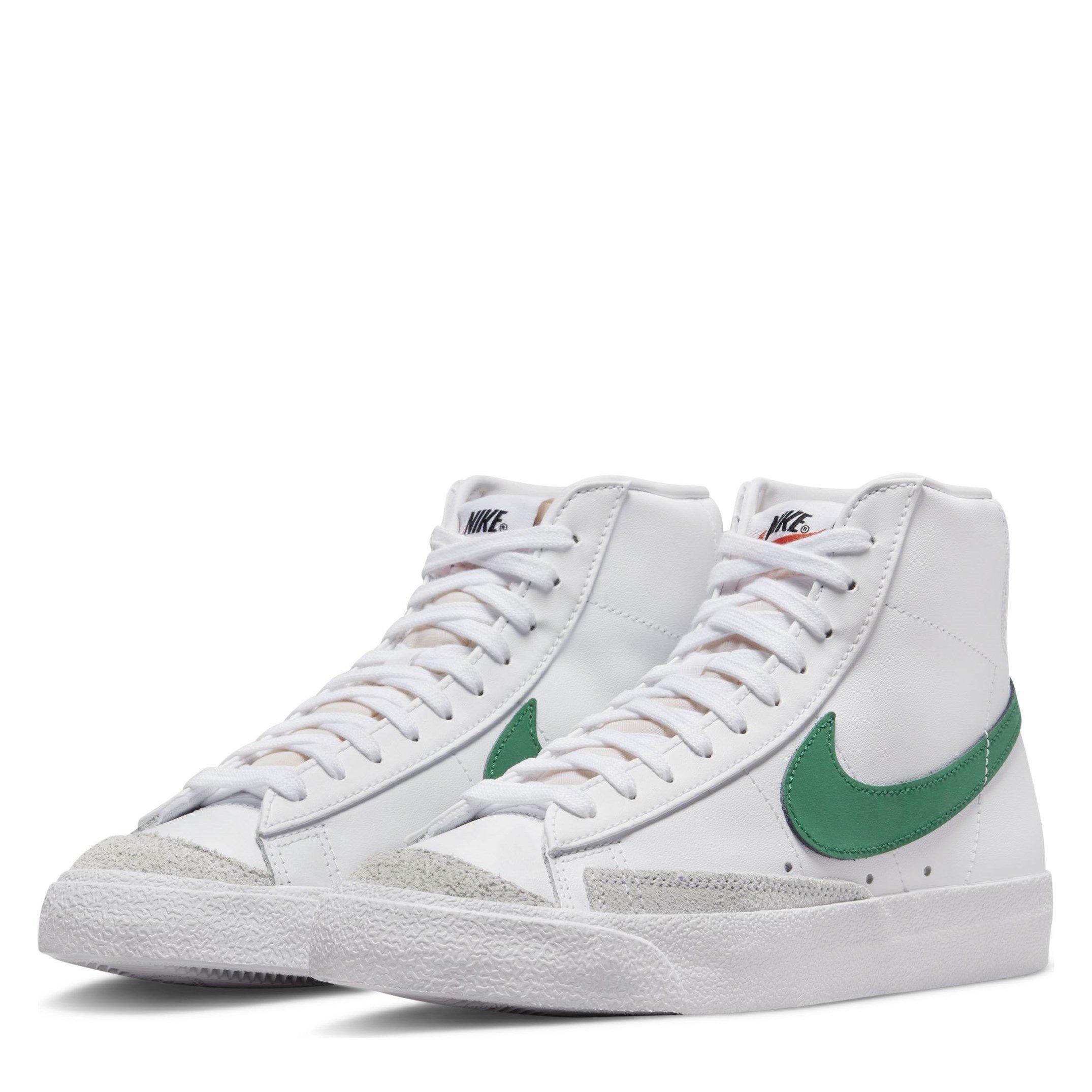 Bianco/Verde - Nike - Blazer Mid 77 Hi Top Trainers - 3