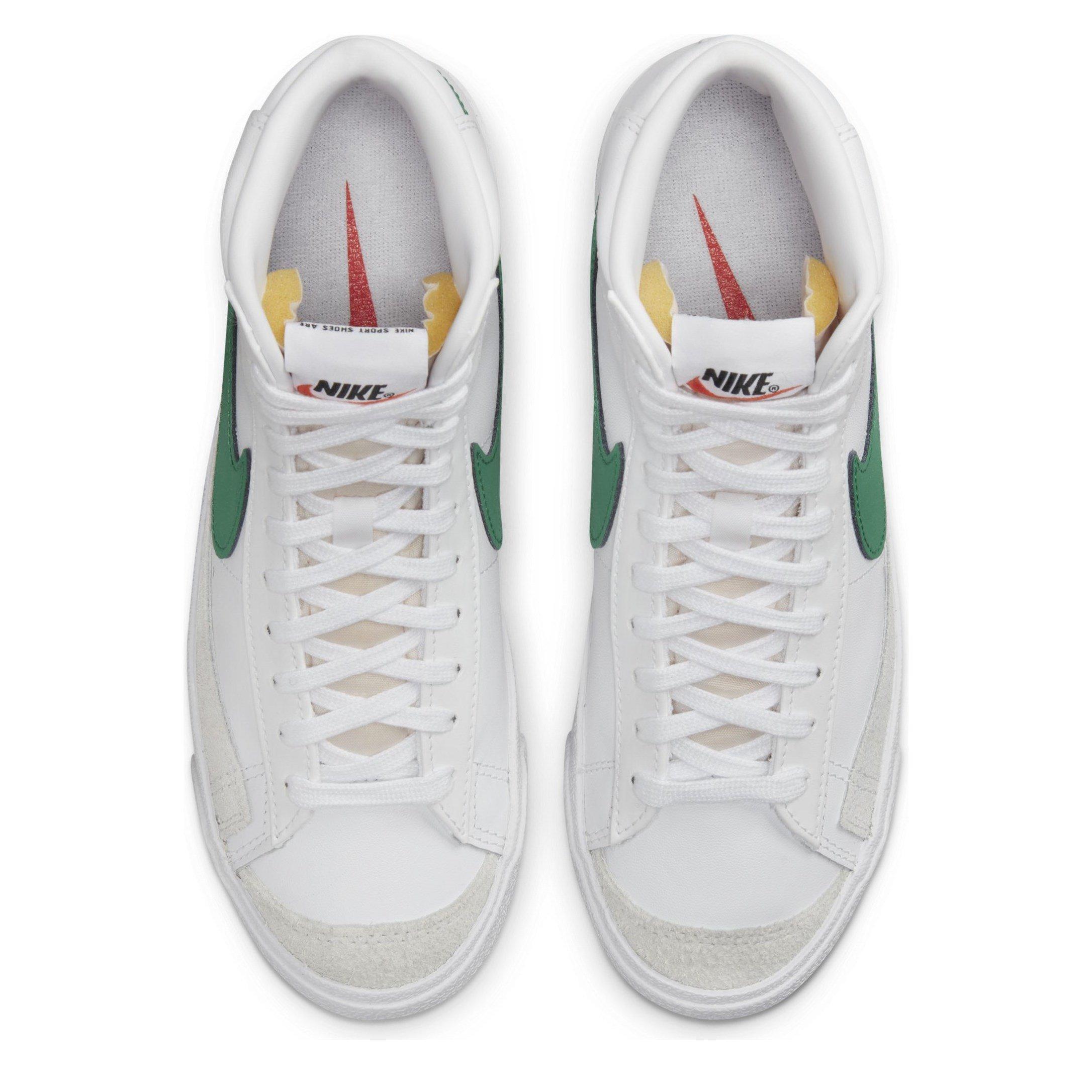 Bianco/Verde - Nike - Blazer Mid 77 Hi Top Trainers - 5