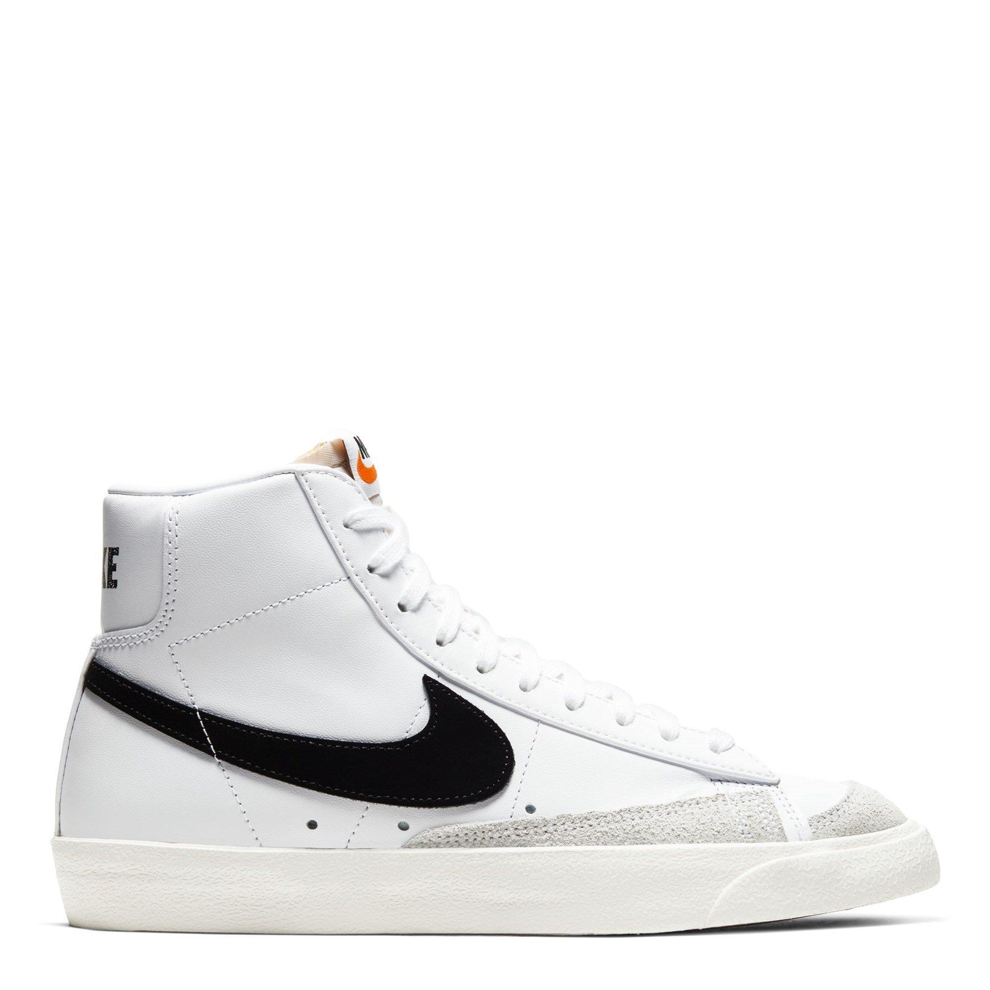 Hvid/Sort - Nike - Blazer Mid 77 Hi Top Trainers - 1