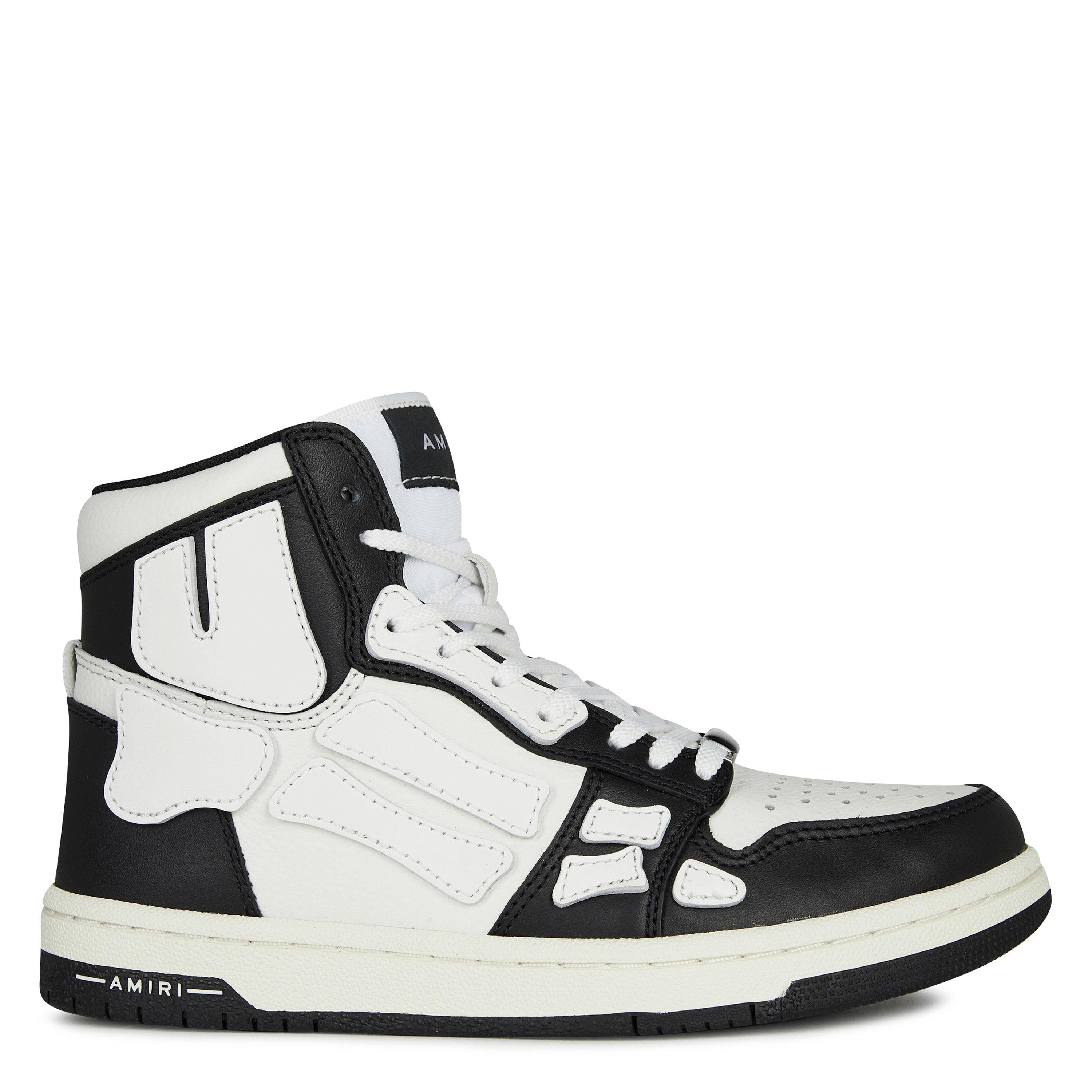 Black/White 004 - Amiri - Skeleton High Top Sneakers - 1