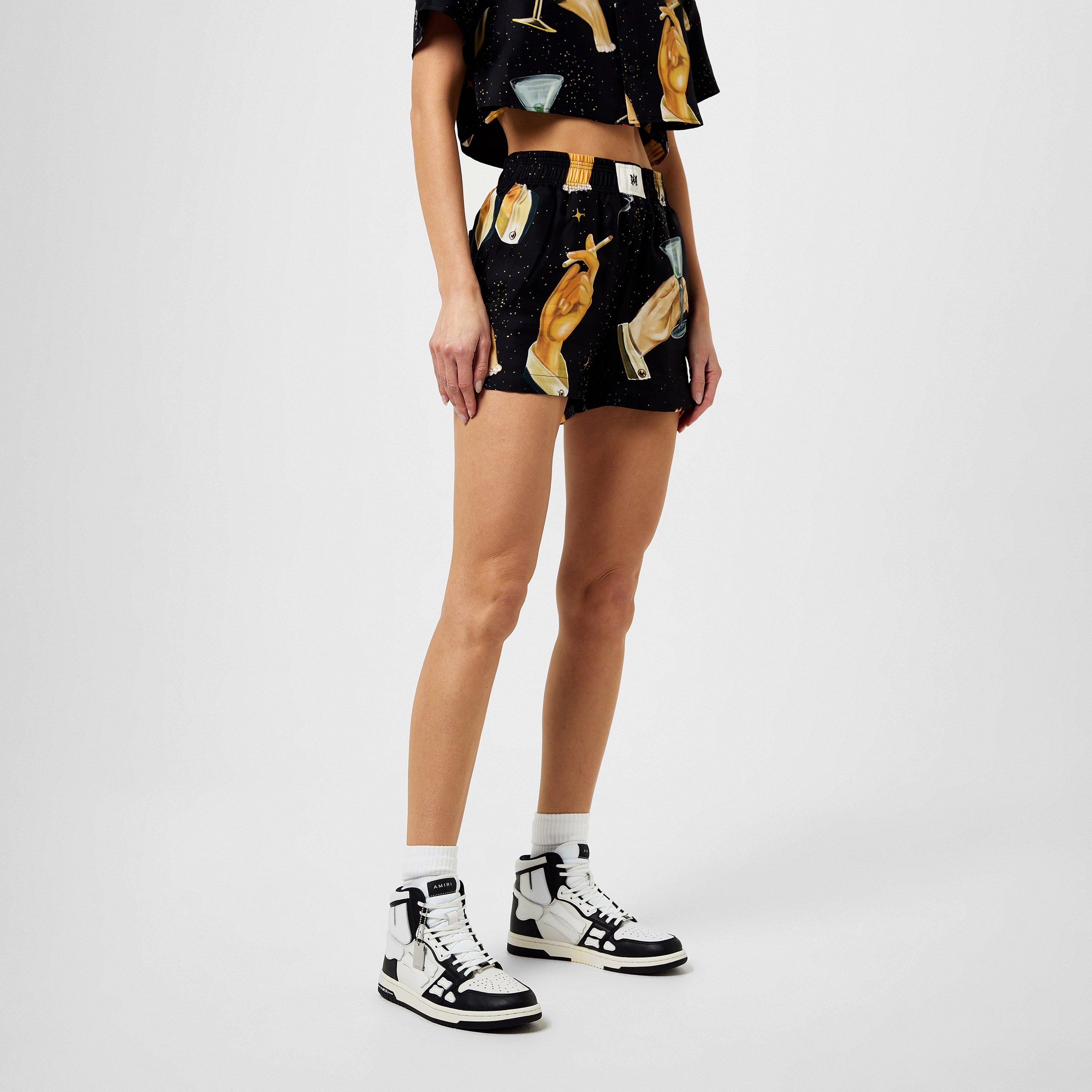 Black/White 004 - Amiri - Skeleton High Top Sneakers - 2