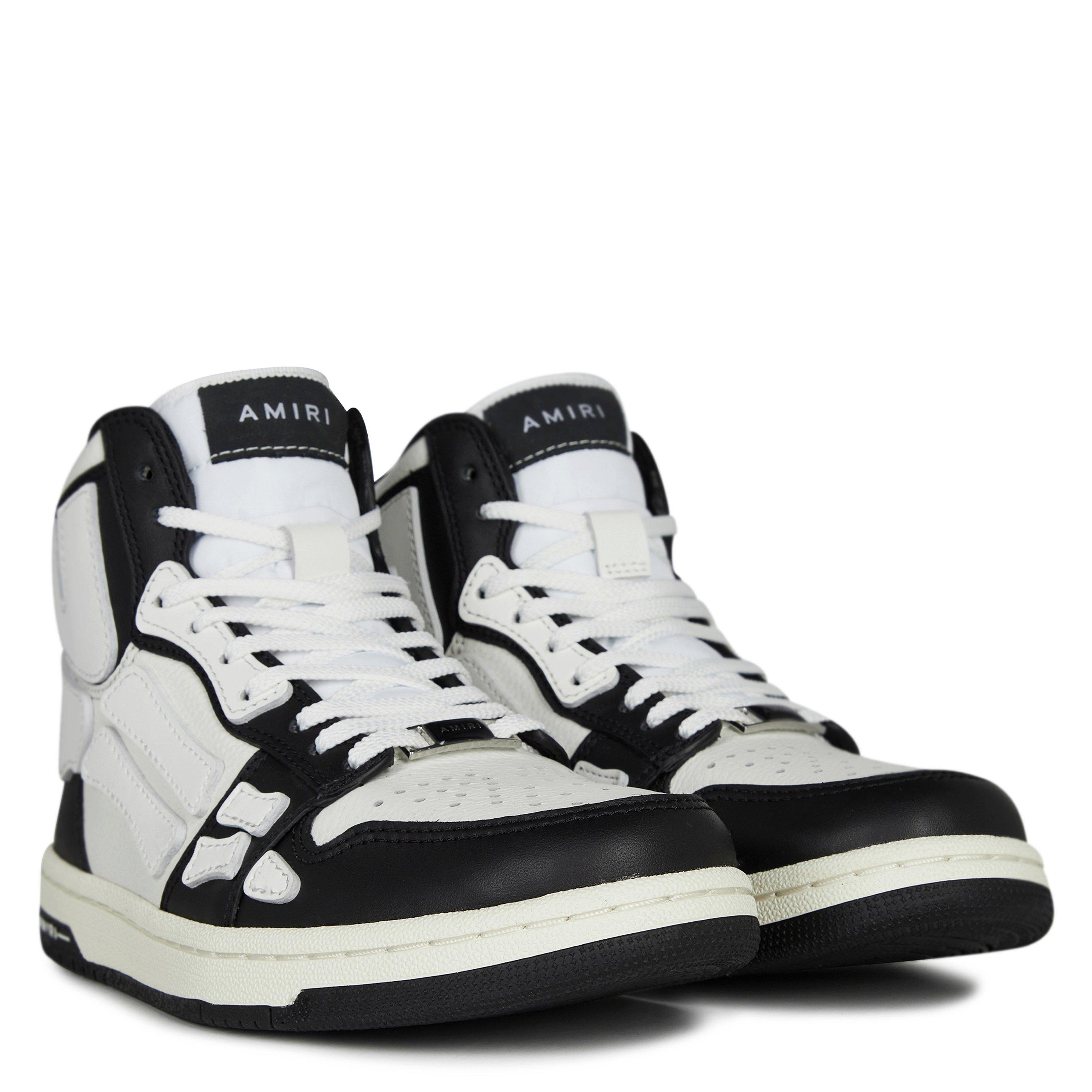 Black/White 004 - Amiri - Skeleton High Top Sneakers - 6