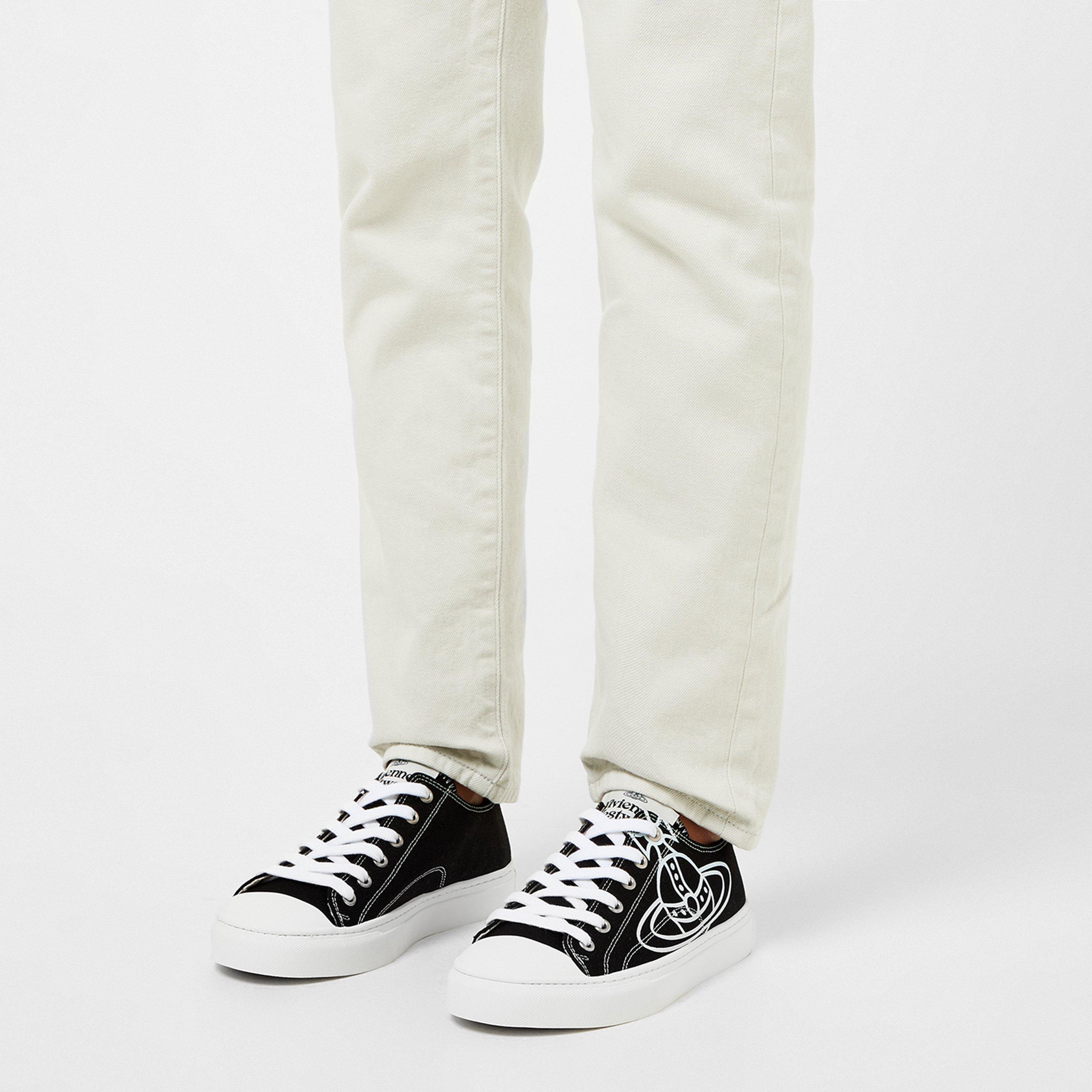 Black N401 - Vivienne Westwood - Women's Orb Plimsoll 2.0 Trainers - 2