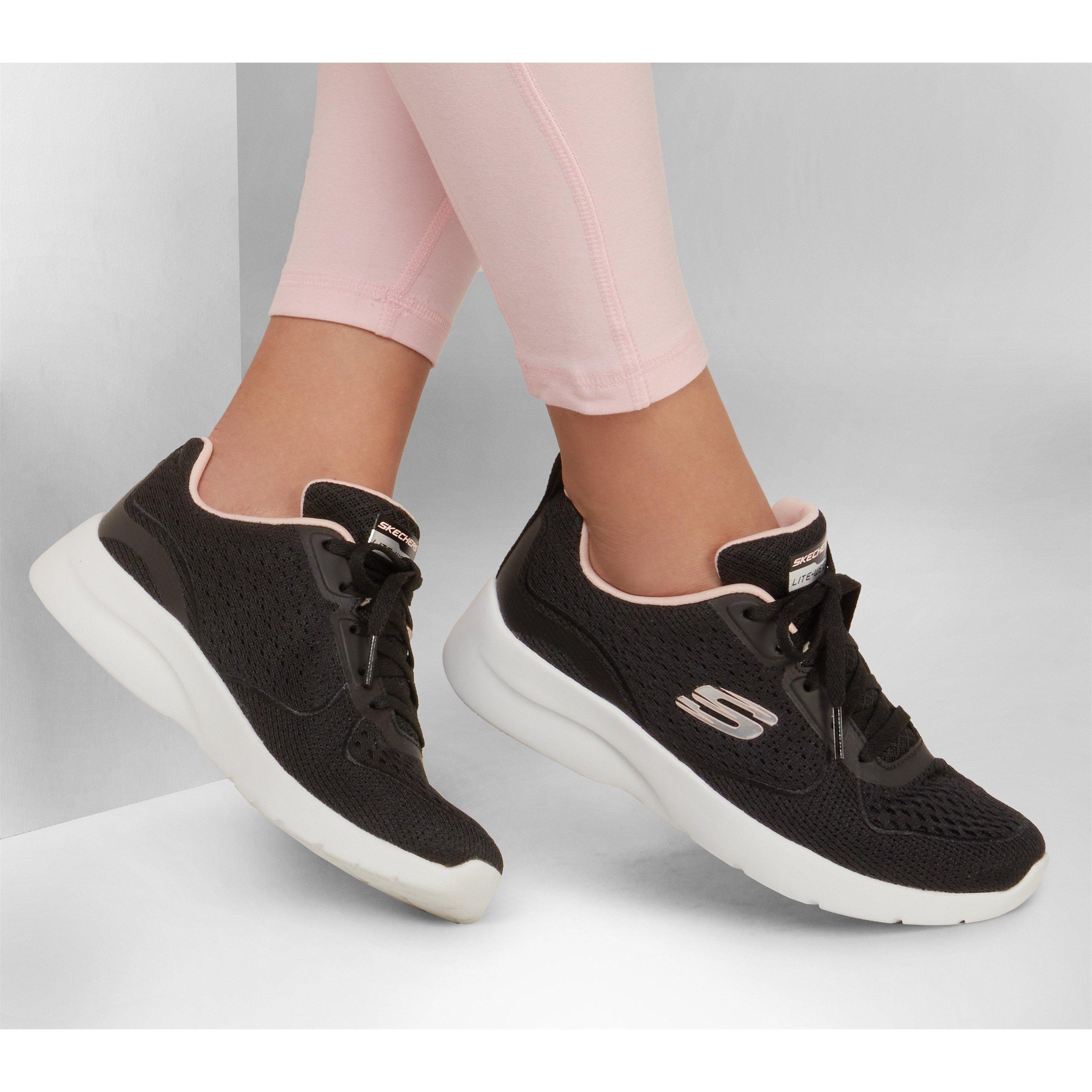 Noir - Skechers - Engineered Mesh 2.0 Womens Trainers - 3