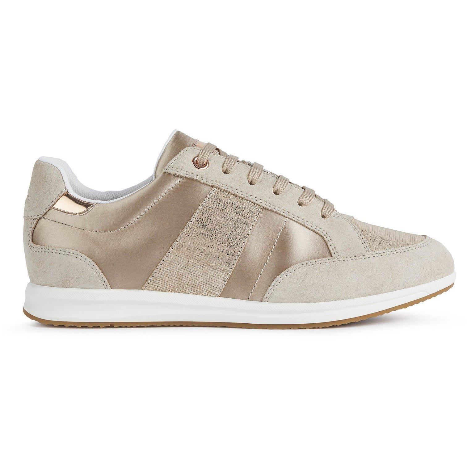 Beige/Taupe AH6 - Geox - D Avery Trainers - 1