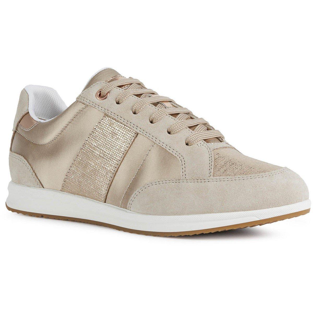 Beige/Taupe AH6 - Geox - D Avery Trainers - 2