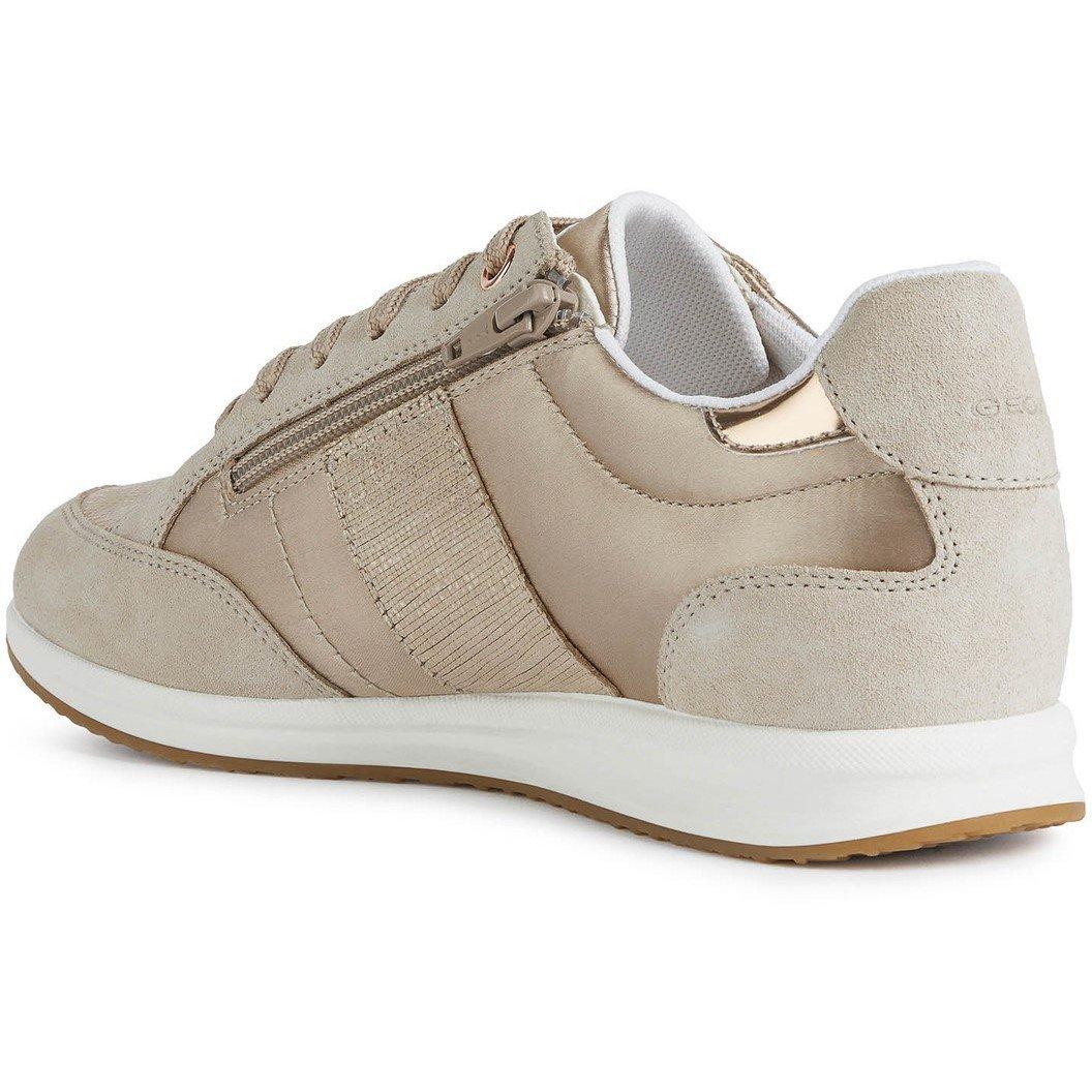 Beige/Taupe AH6 - Geox - D Avery Trainers - 3