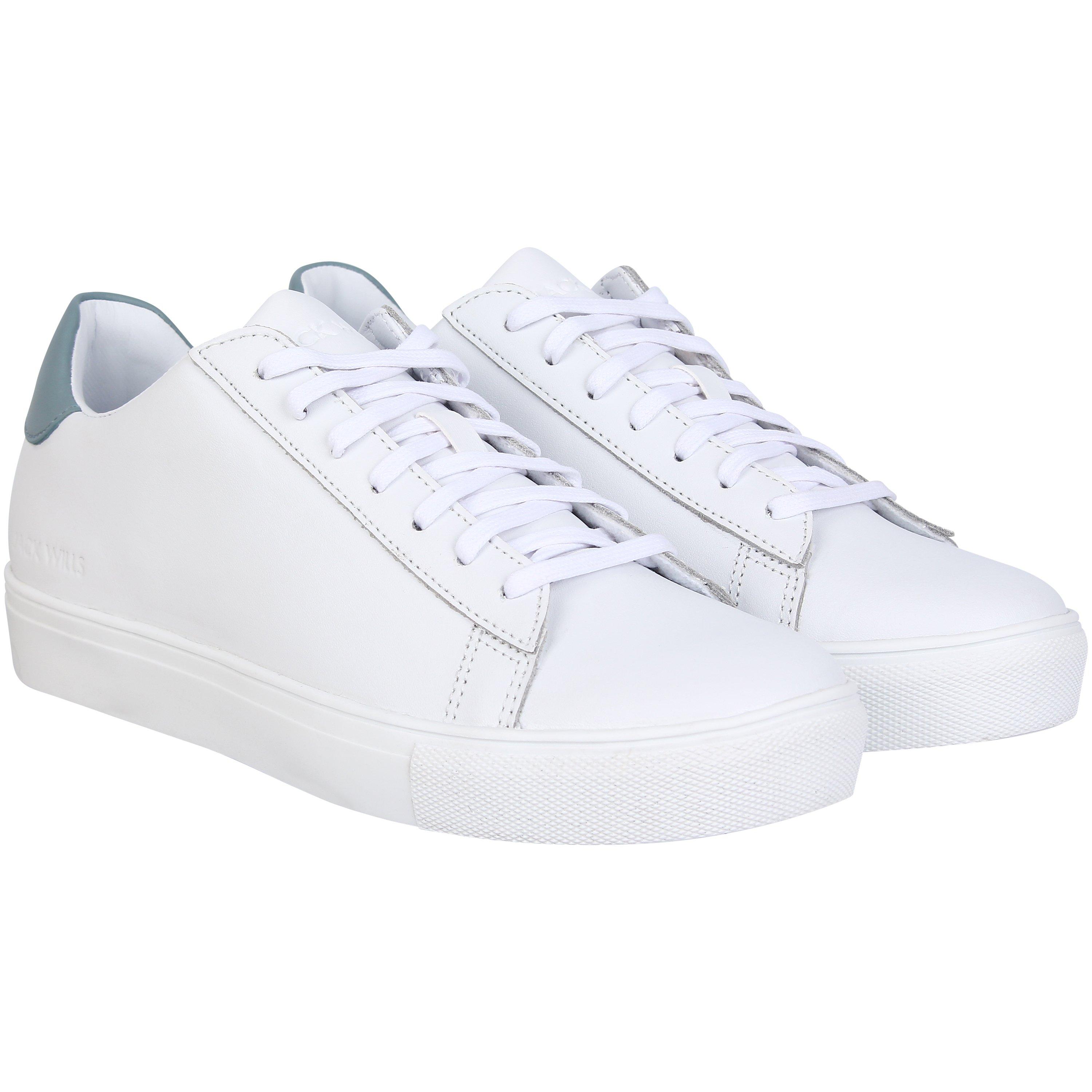 Wit - Jack Wills - Low Leather Trainer - 5