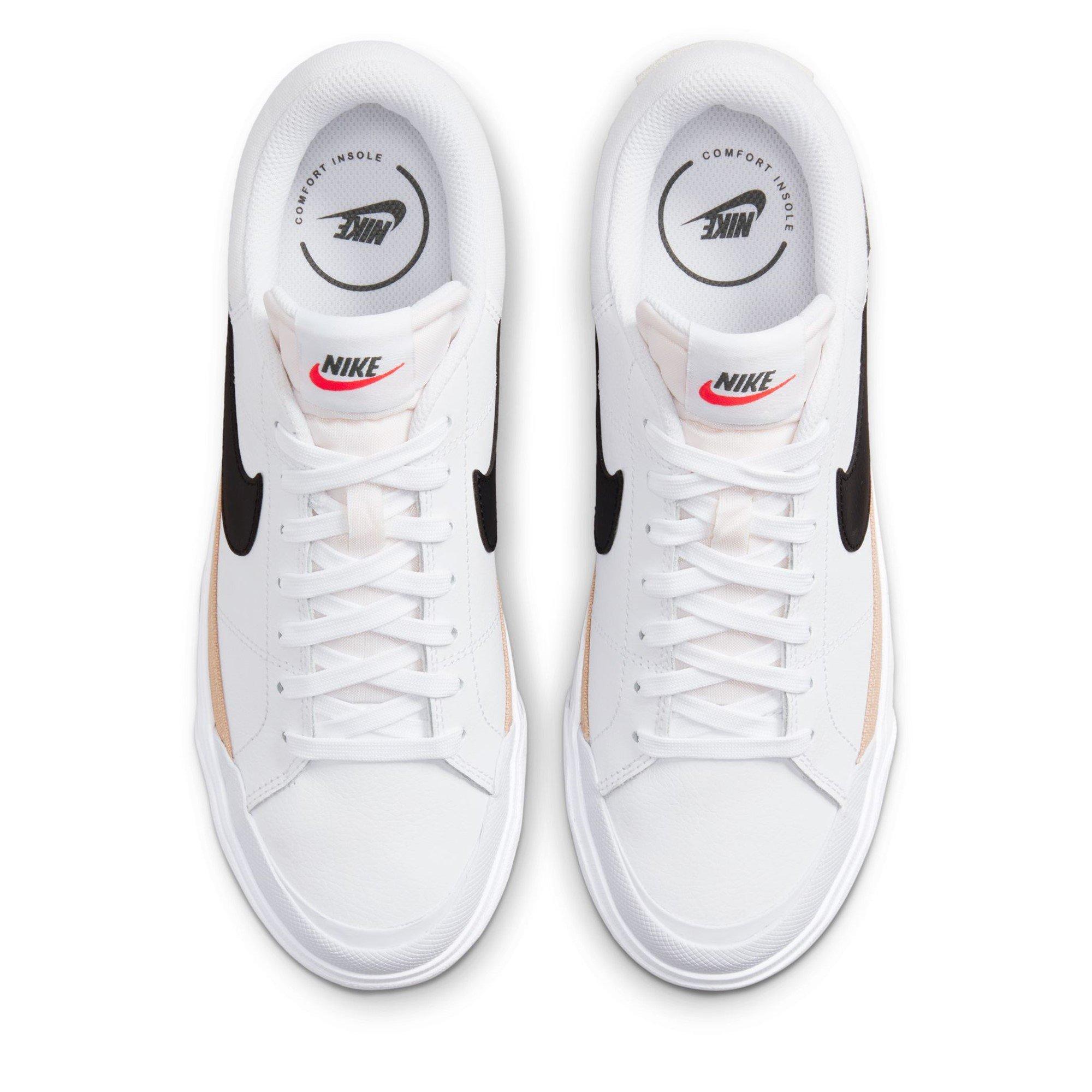 White/Black - Nike - Court Legacy Lift Women's Shoes - 4