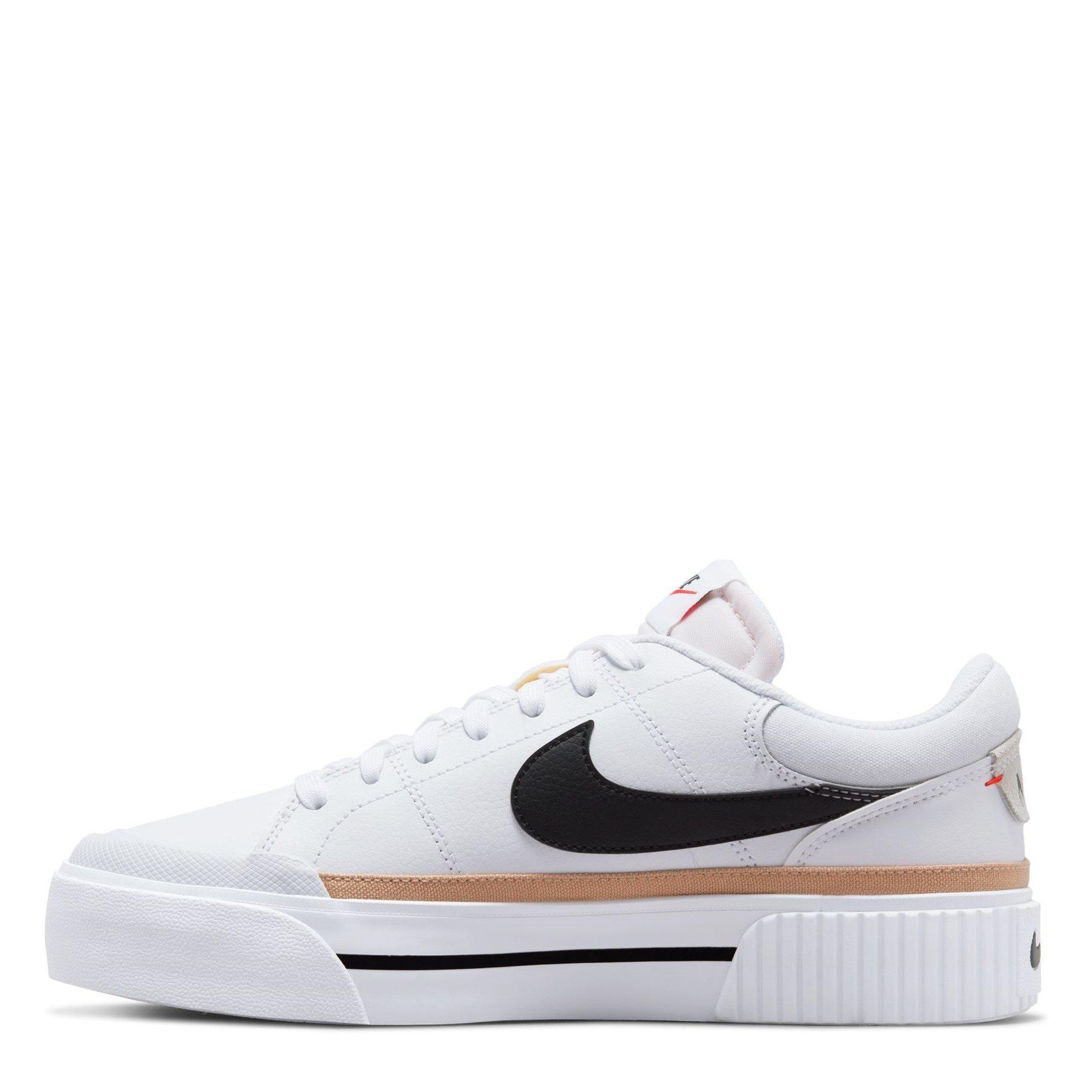 Hvid/Sort - Nike - Court Legacy Lift Women's Shoes - 2