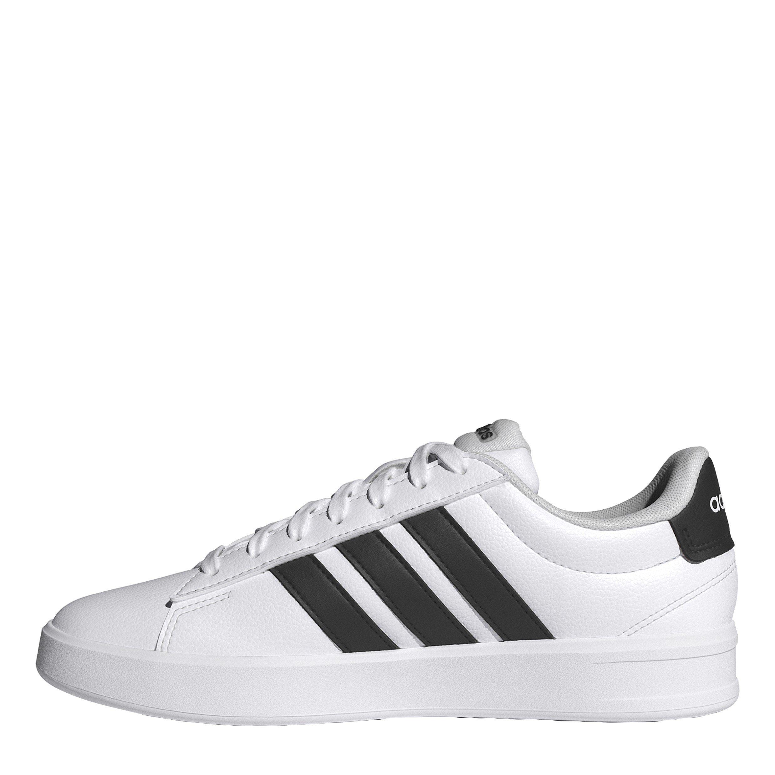 Weiß/Schwarz - adidas - Womens Grand Court Sneakers - 2