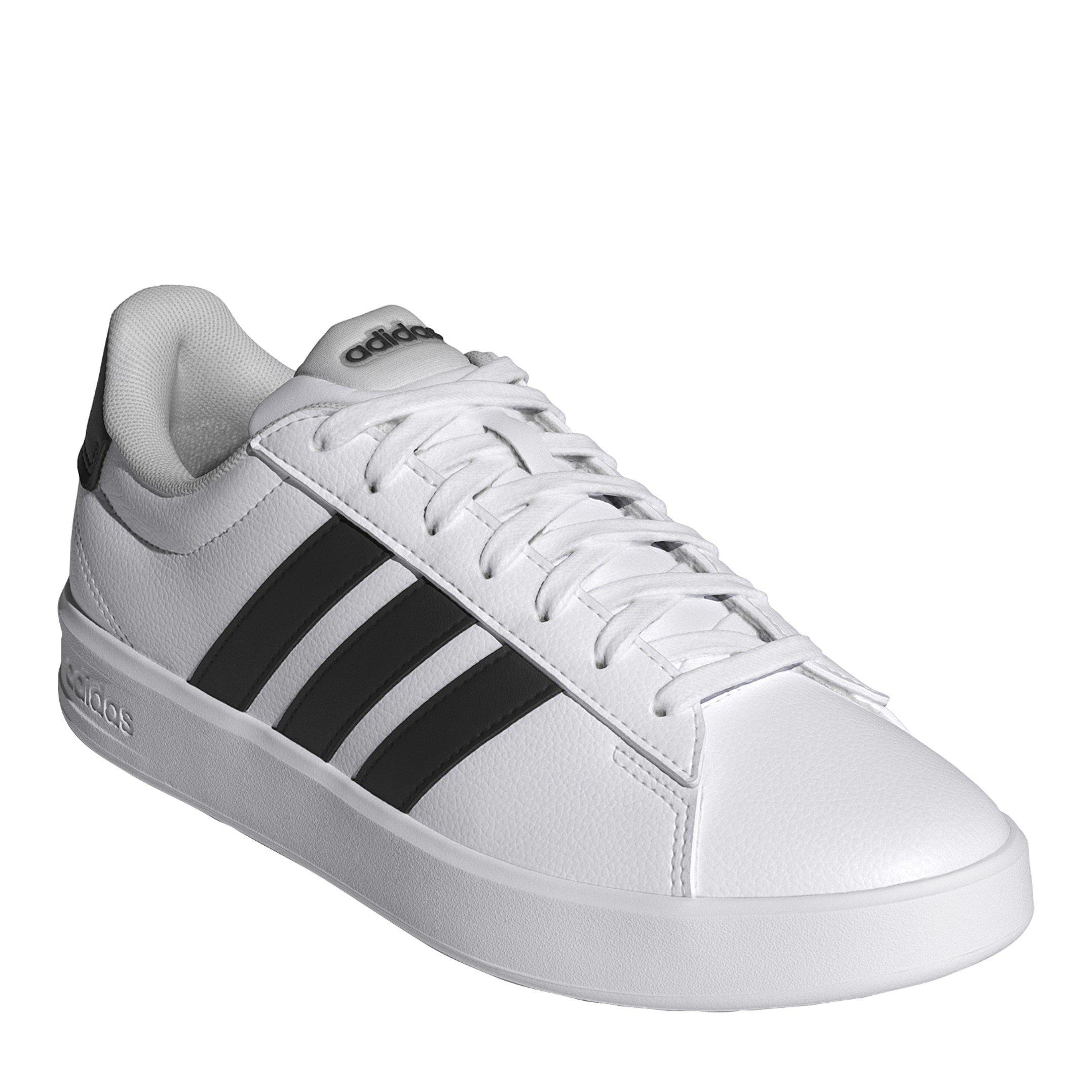 Weiß/Schwarz - adidas - Womens Grand Court Sneakers - 3