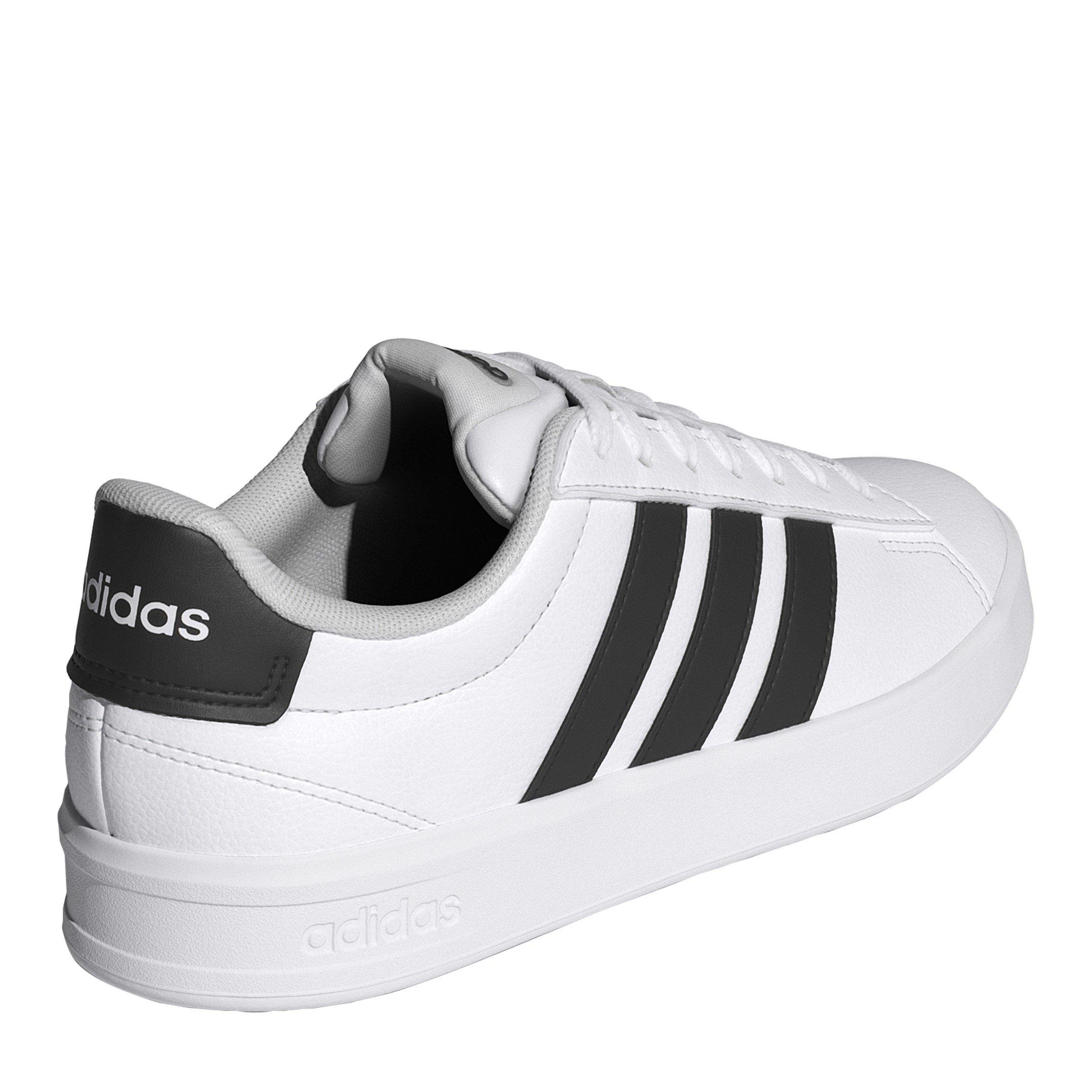 Weiß/Schwarz - adidas - Womens Grand Court Sneakers - 4