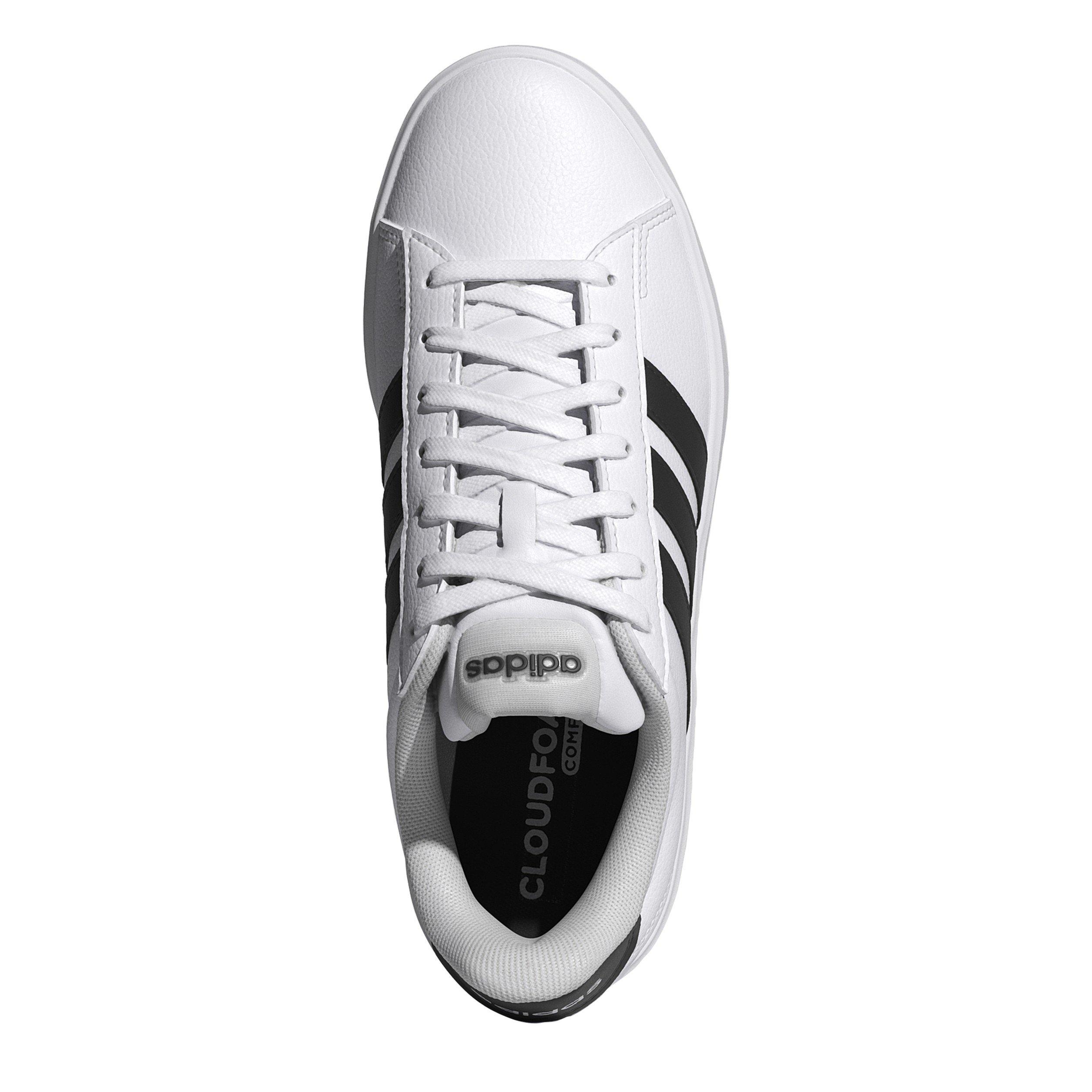 Weiß/Schwarz - adidas - Womens Grand Court Sneakers - 5