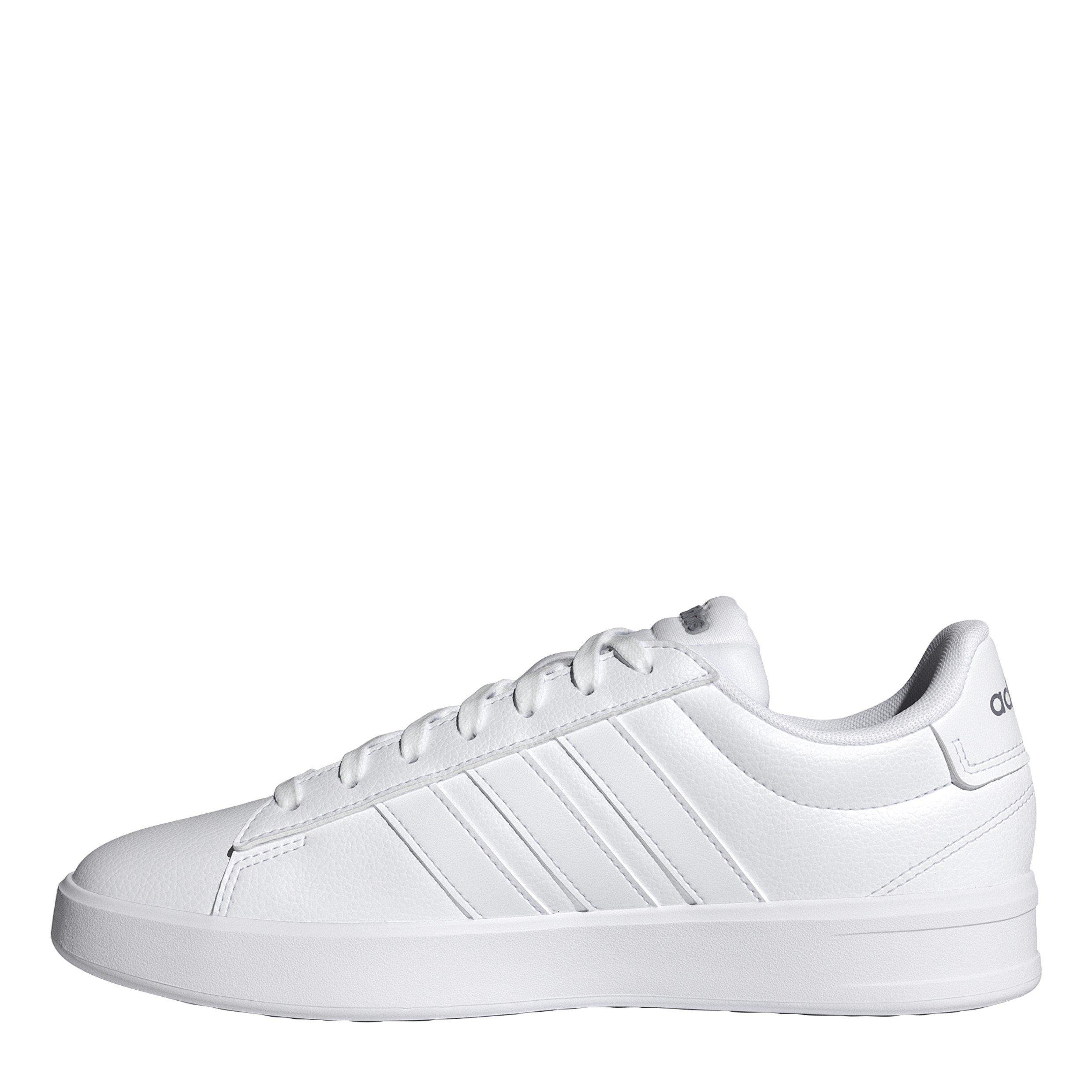 Triple White - adidas - Womens Grand Court Sneakers - 2