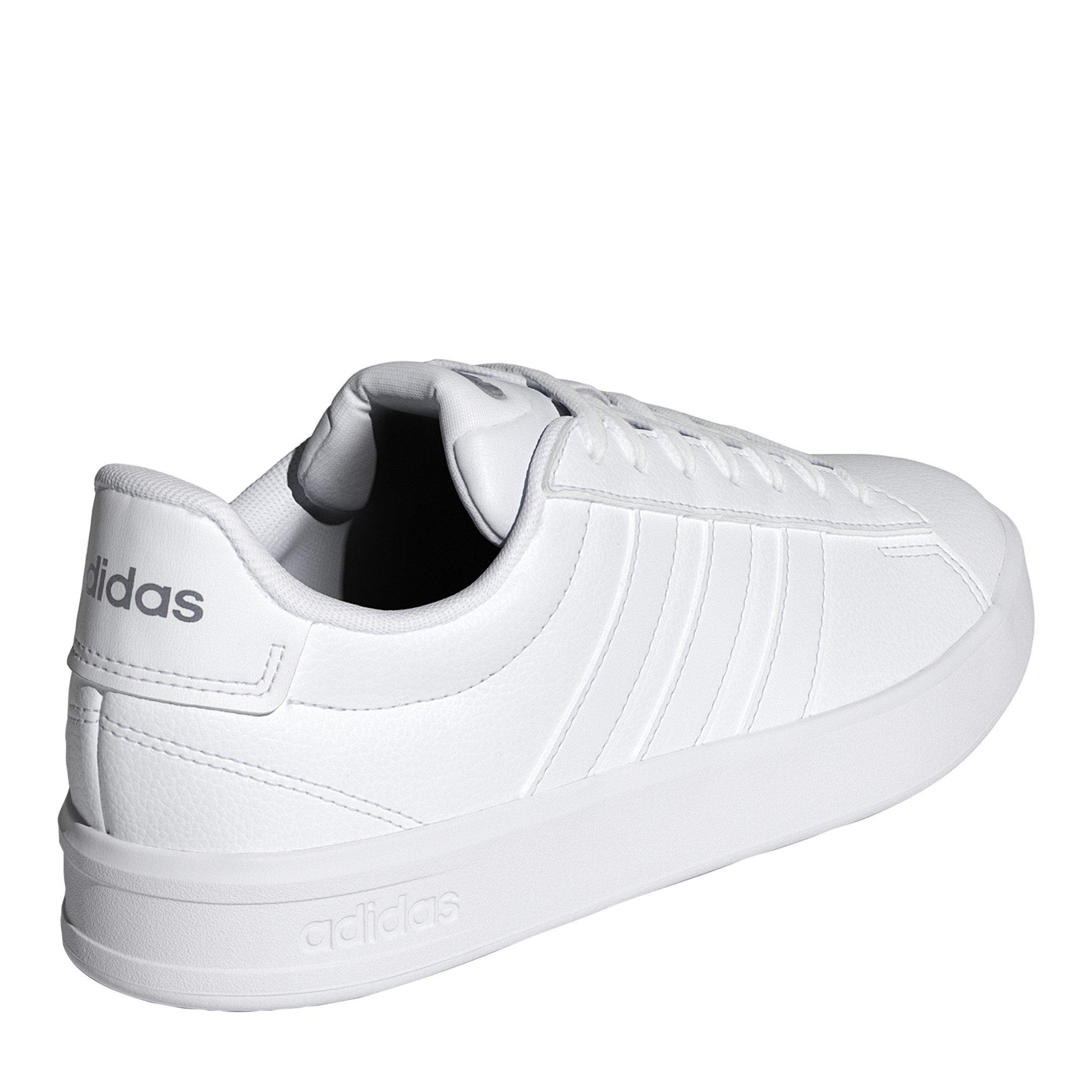 Triple White - adidas - Womens Grand Court Sneakers - 4
