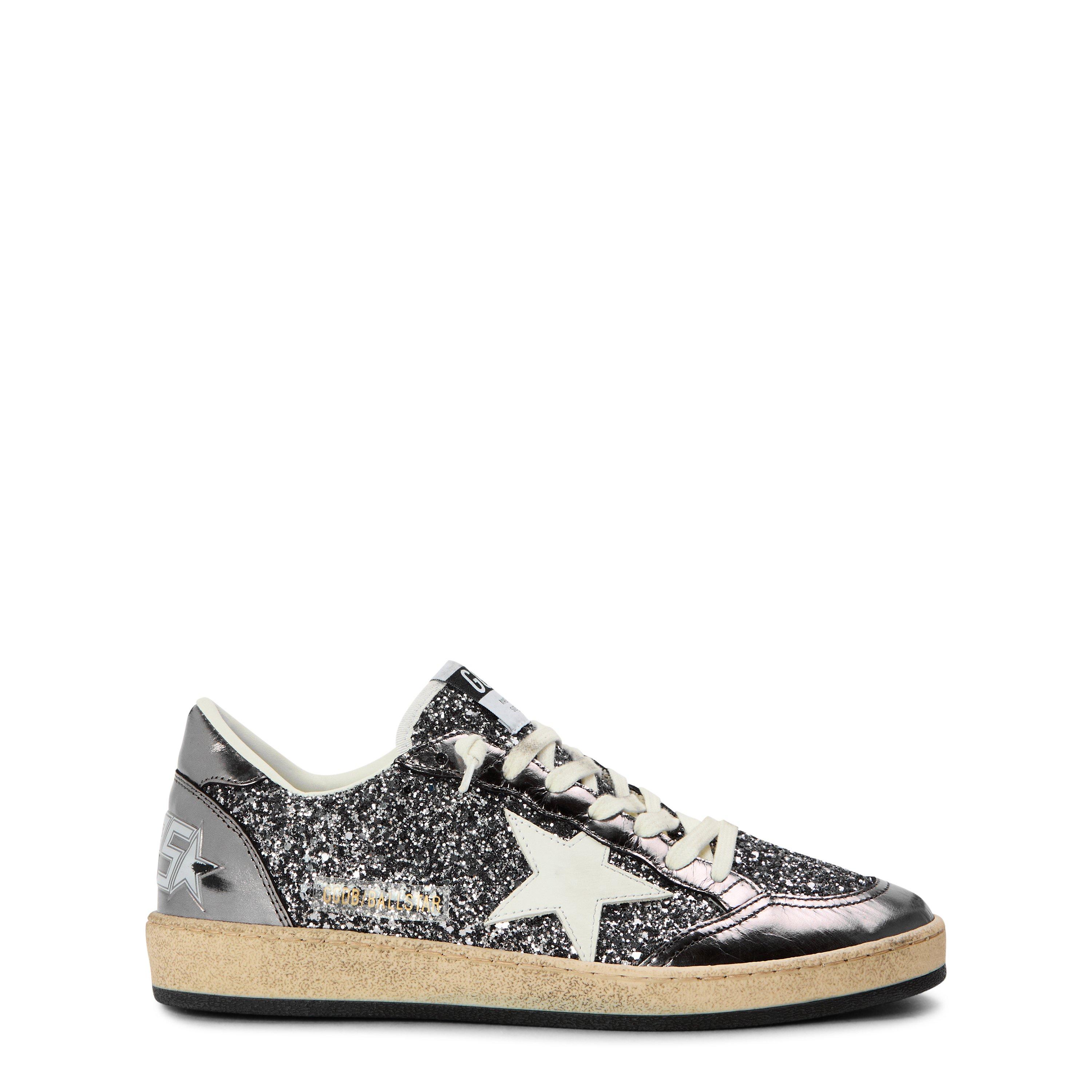 Golden Goose Ball Star Sneakers Womens - Gry Purple Whte - Size 5 (38)