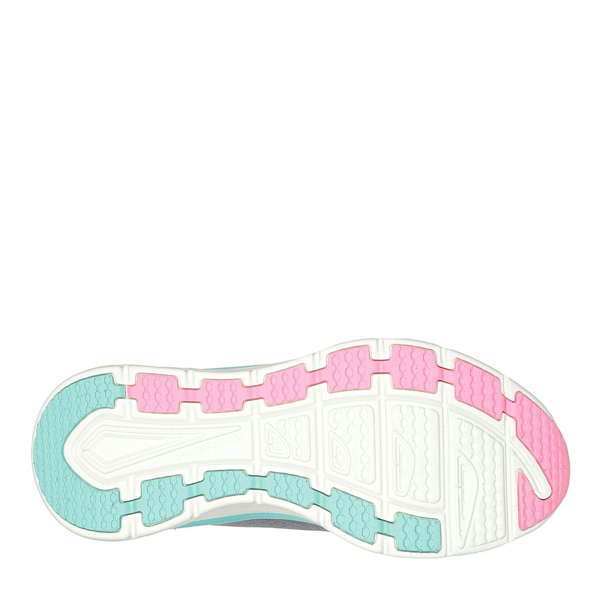 Grey - Skechers - D'Lux Walker - Fresh Finesse Women's Trainers - 5