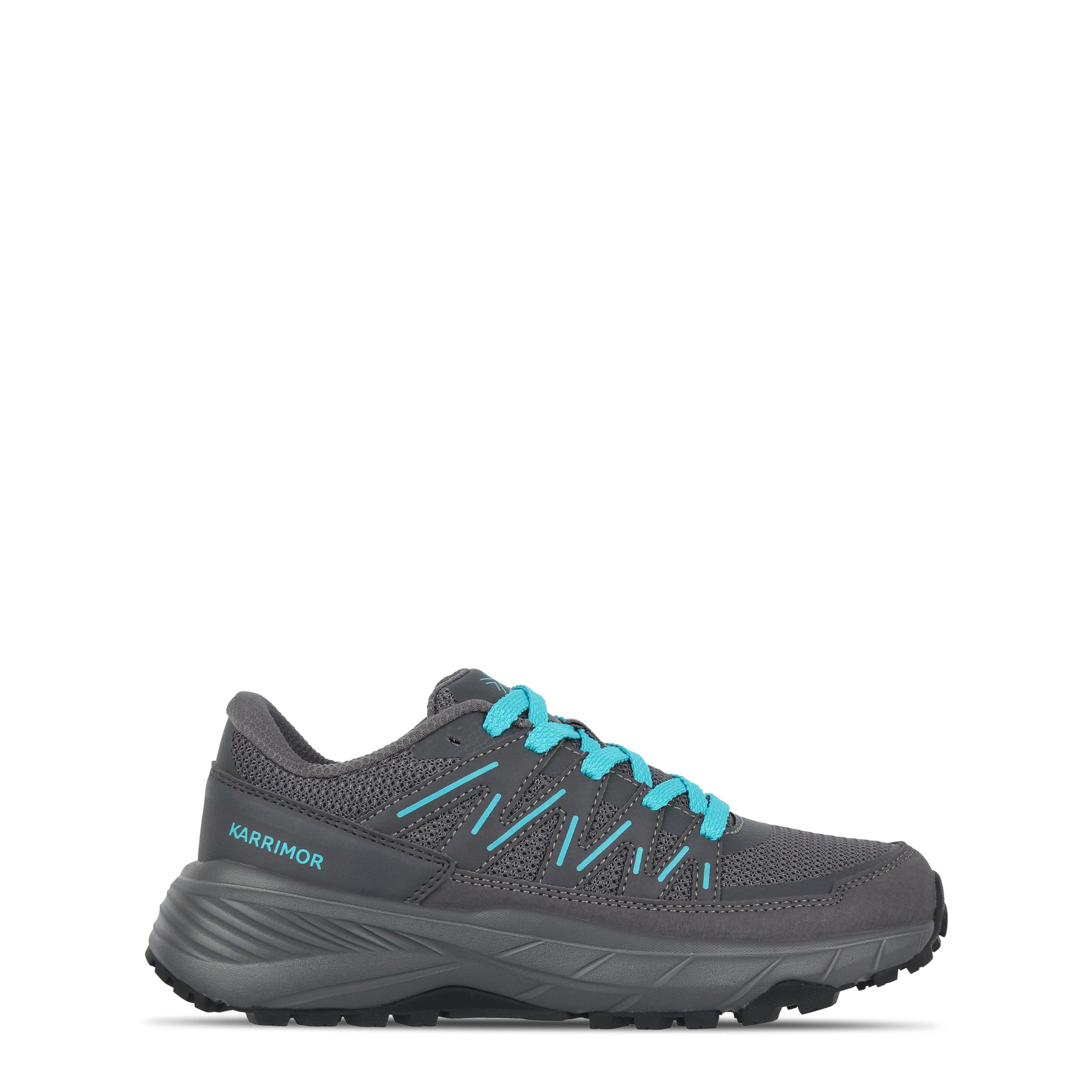 Charcoal/Blue - Karrimor - Caracal Trail Trainers Ladies - 1