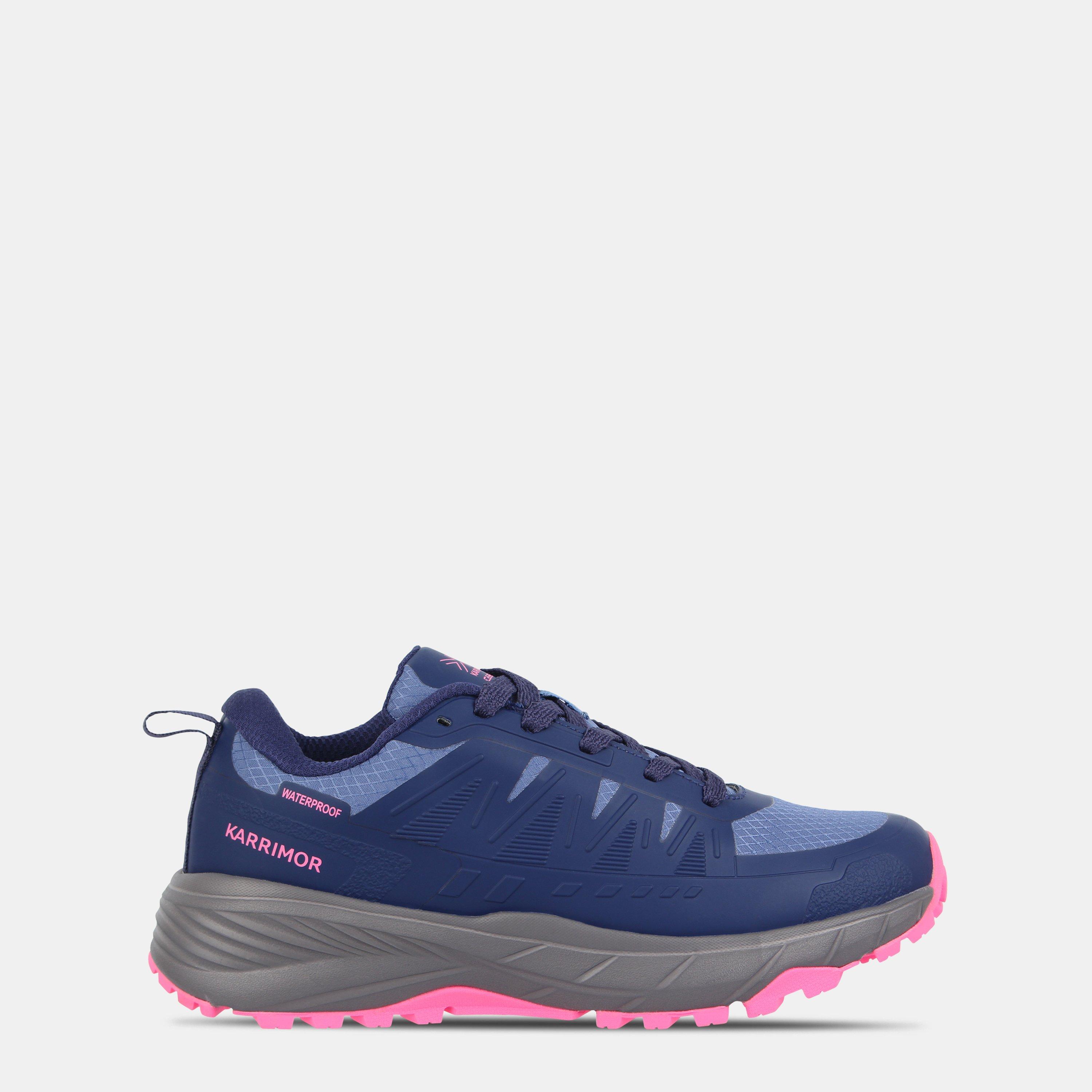 Karrimor Women's Caracal Waterproof Trainers - Navy/Pink - 6.5 (39.5)
