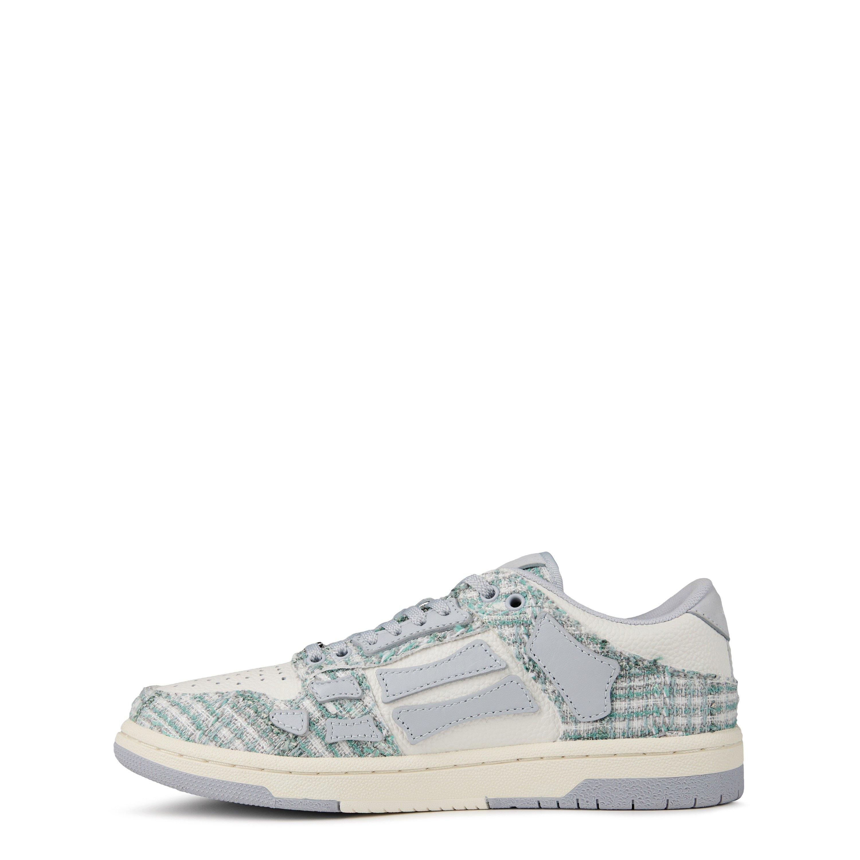 【AMIRI】男性 BOUCLE SKEL TOP LOW スニーカー AMFOSR1007 AMIRI Boucle Skel Low Sneaker Black | END. (US)