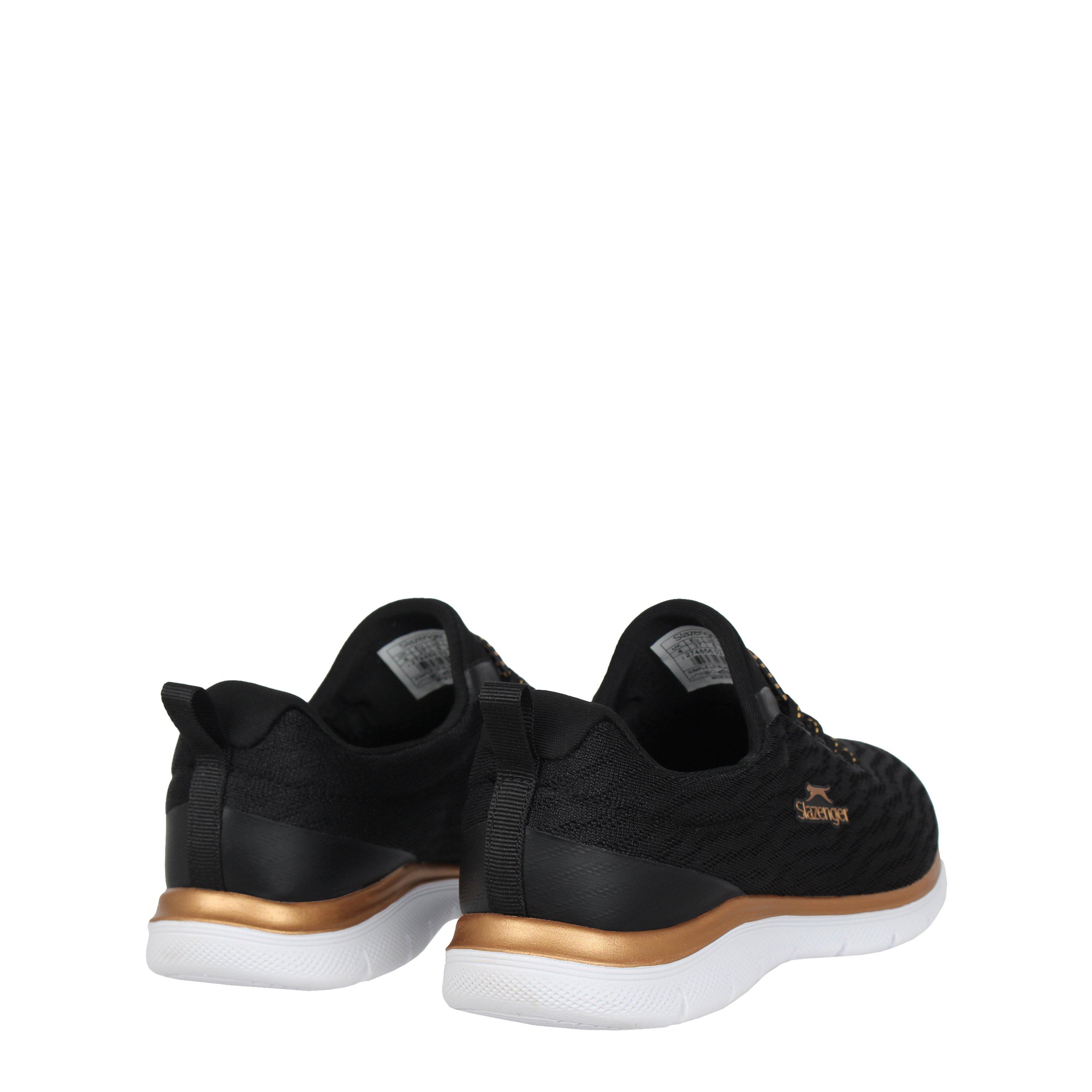 Black/Gold - Slazenger - Simple Trainers Womens - 4