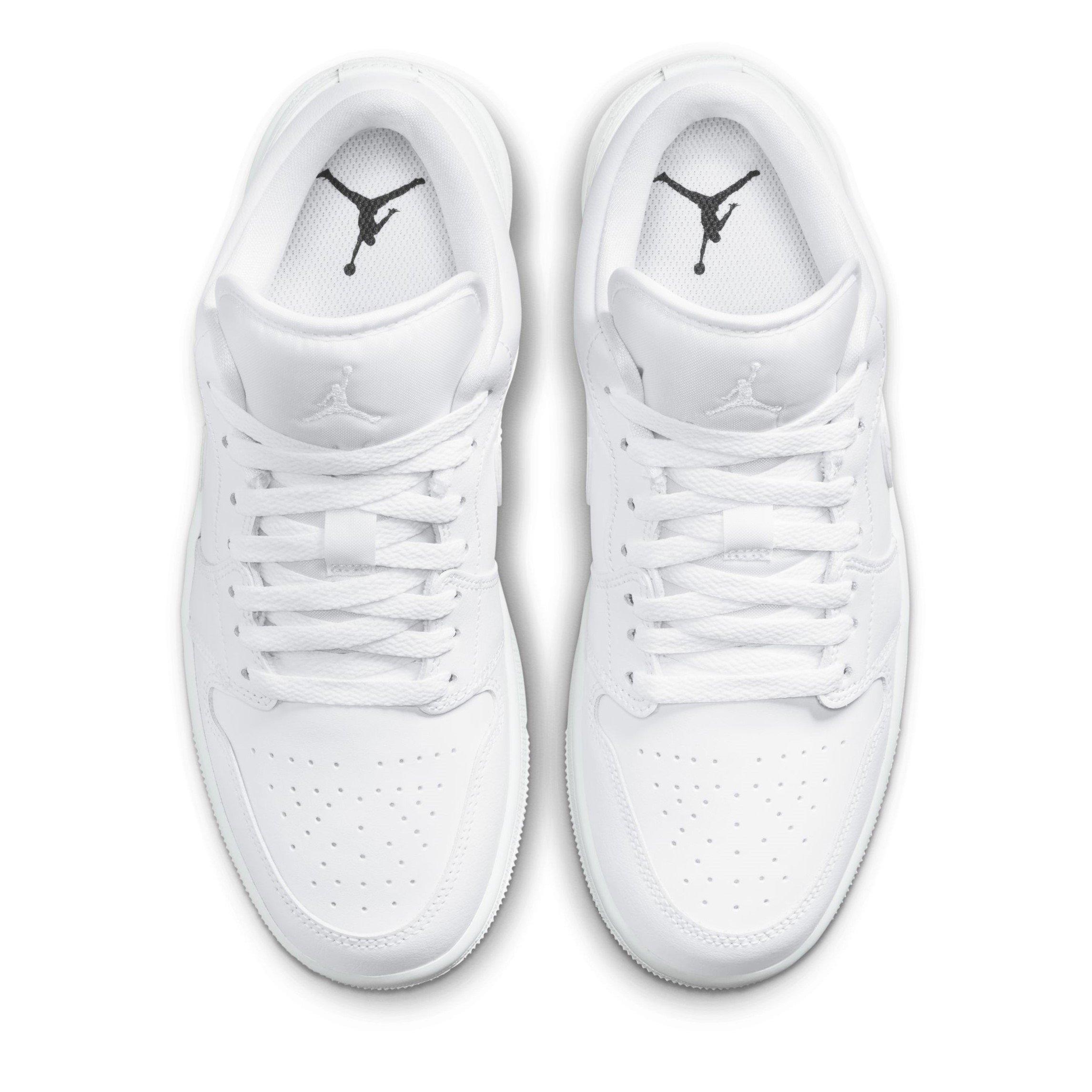 White/White - Nike - Air Jordan 1 Low Trainers - 5
