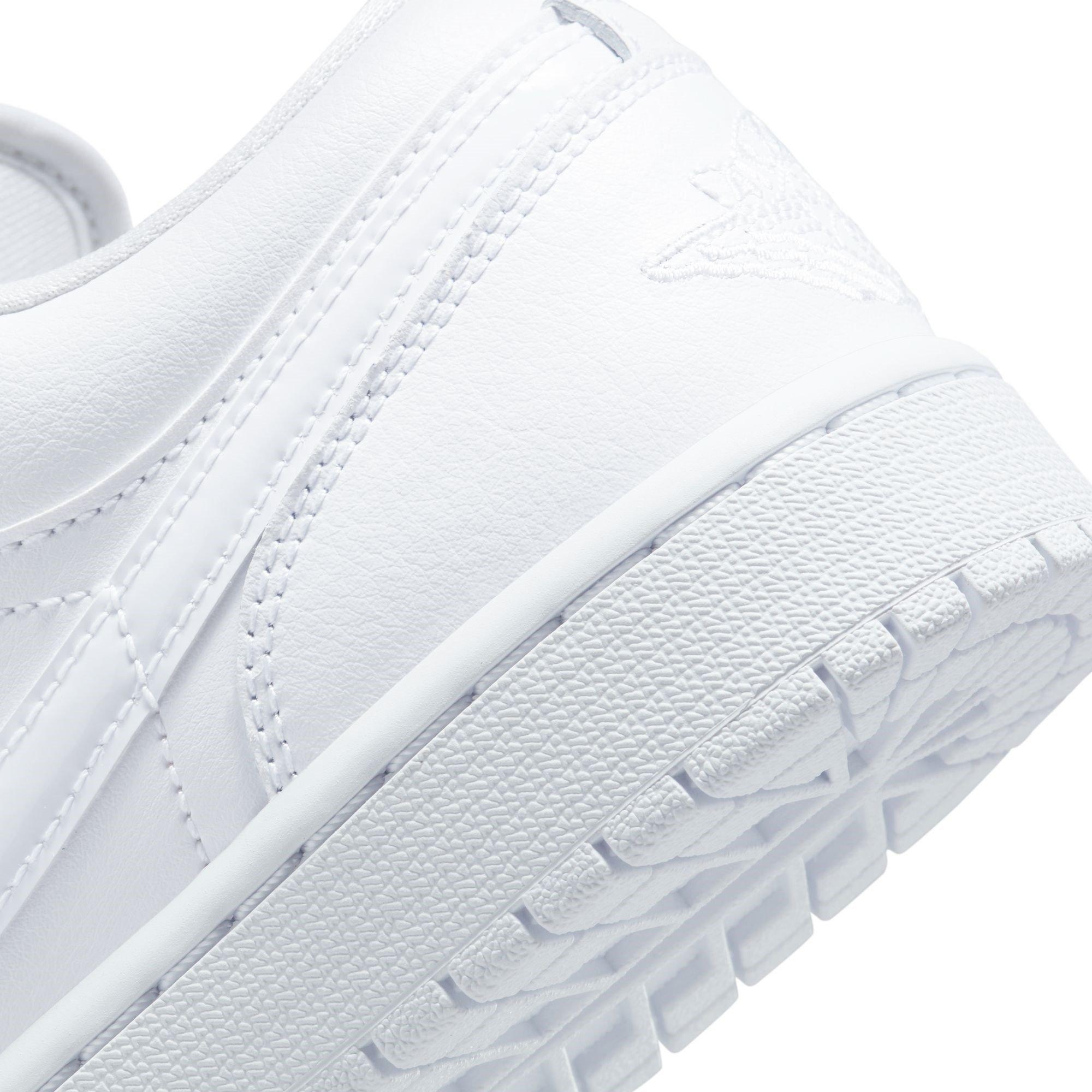 White/White - Nike - Air Jordan 1 Low Trainers - 8
